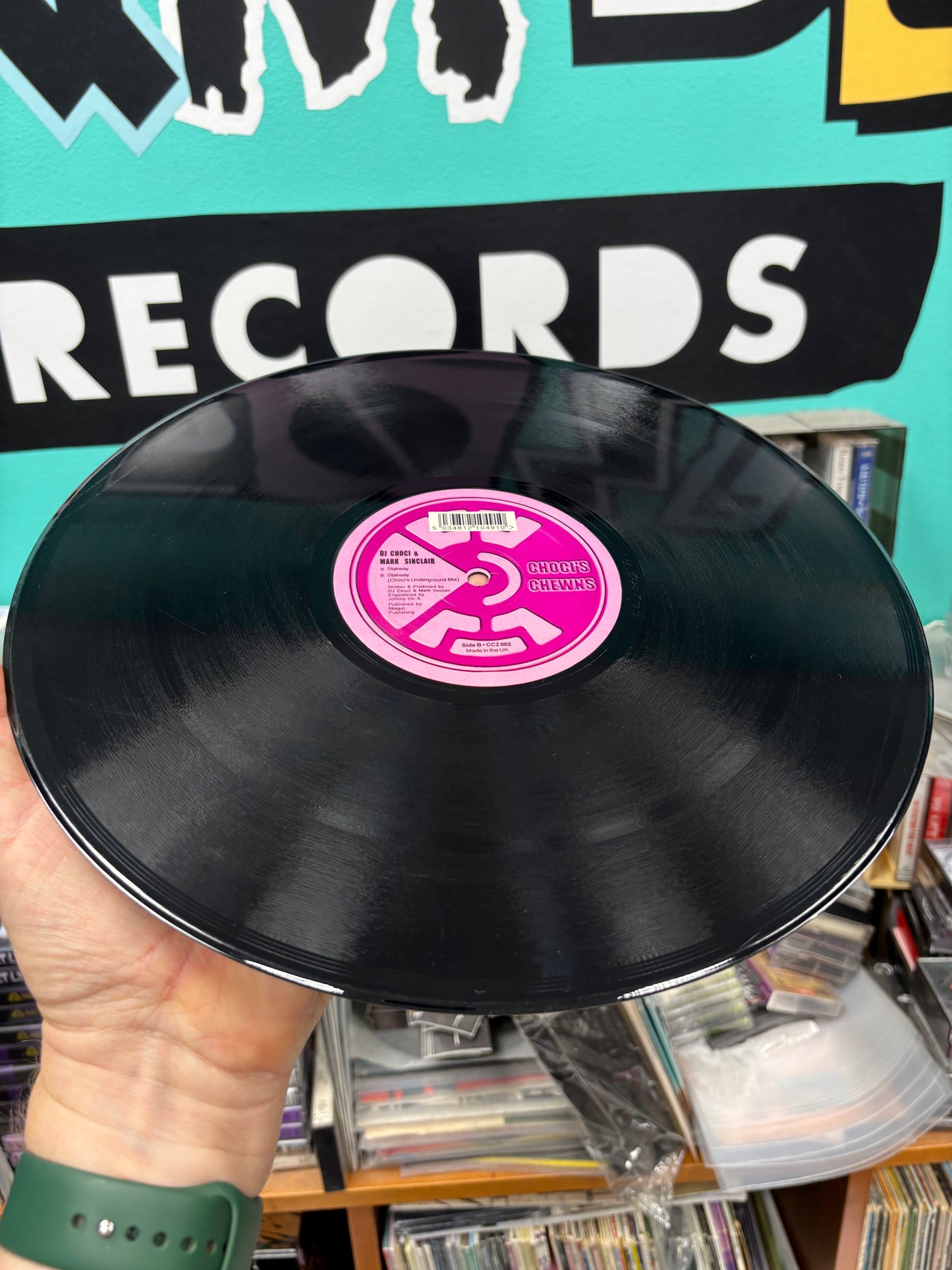 DJ Choci & Mark Sinclair: Stairway, 12inch, Only official pressing, Choci’s Chewns, UK 2001
