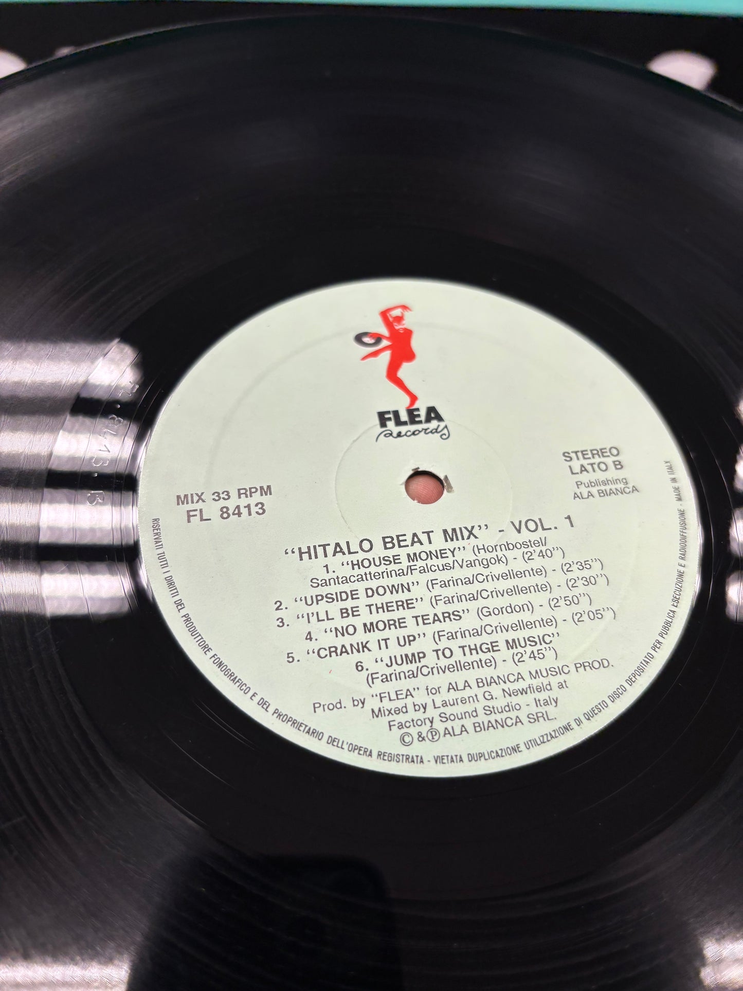 Hitalo Beat Mix Volume 1, 12inch, Only vinyl pressing, Compilation, Mixed, Flea Records, Italy 1989