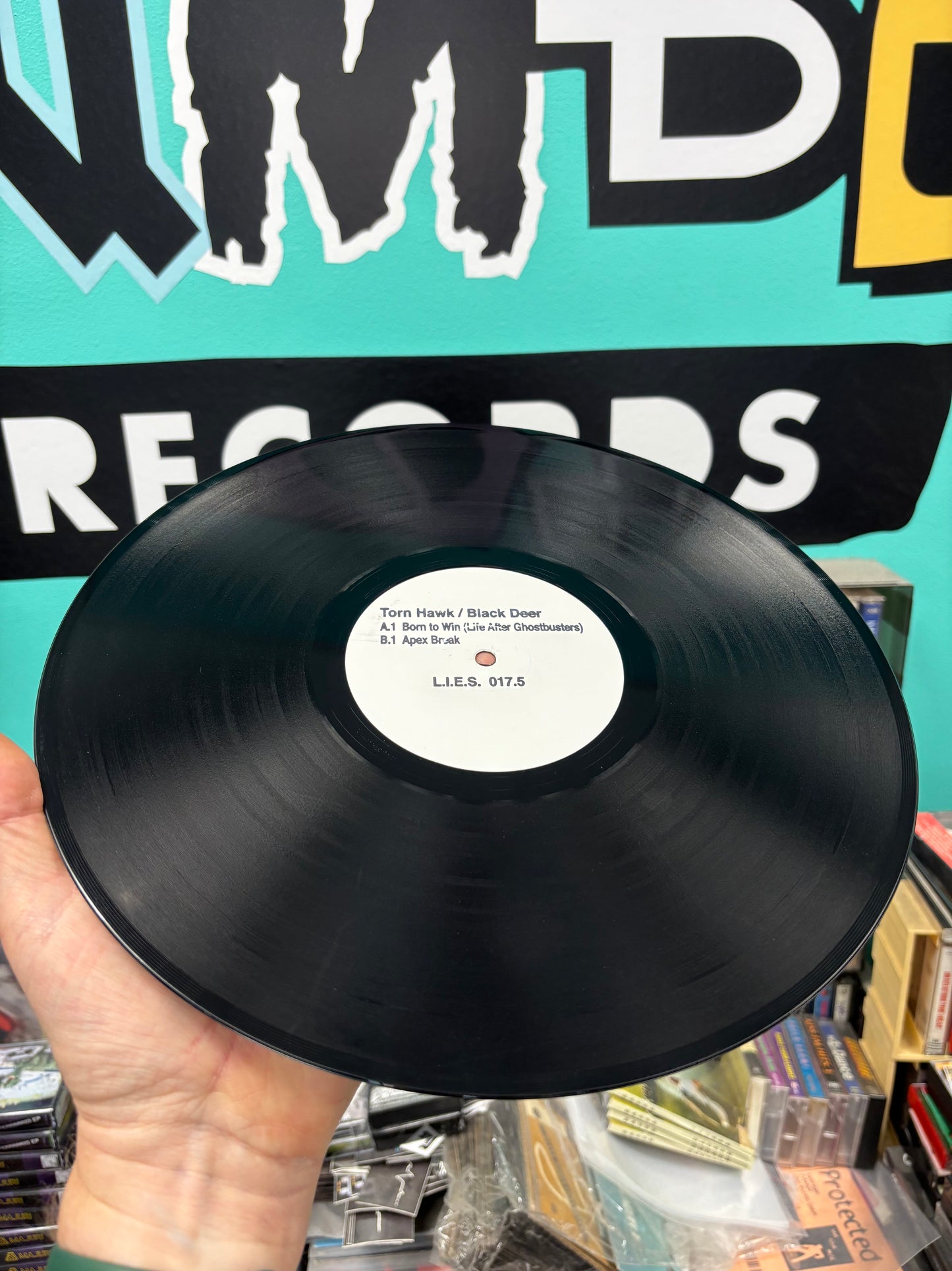 Torn Hawk/Black Deer: Born To Win (Life After Ghostbusters)./Apex Break, 12inch, Only pressing, L.I.E.S. Records, US 2013