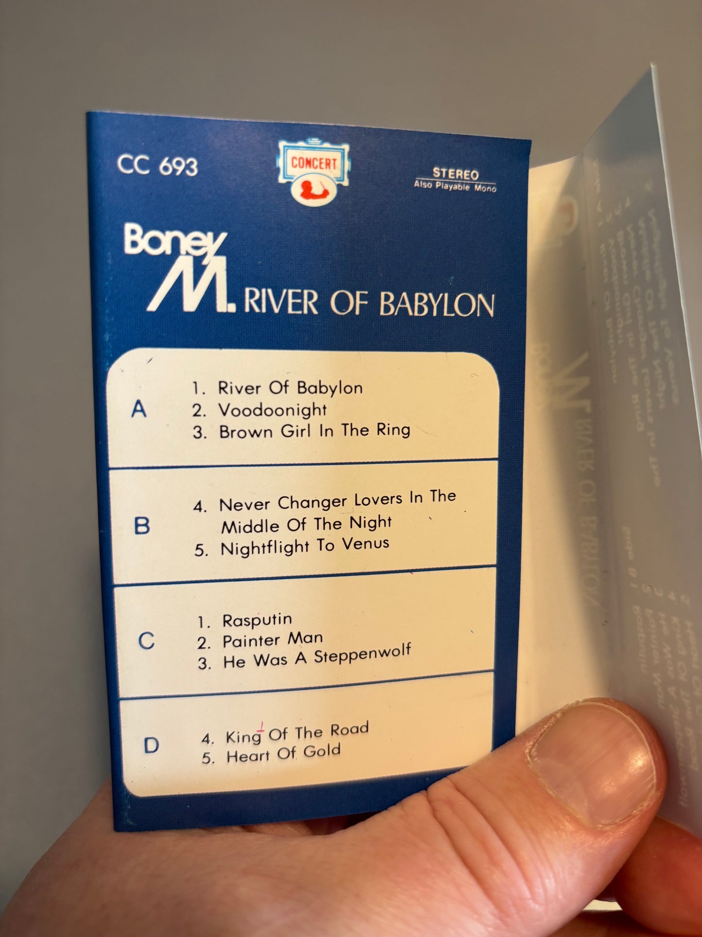 Boney M. : River Of Babylon (Nightflight To Venus), C-cassette, unofficial, Concert, Japan 1978?