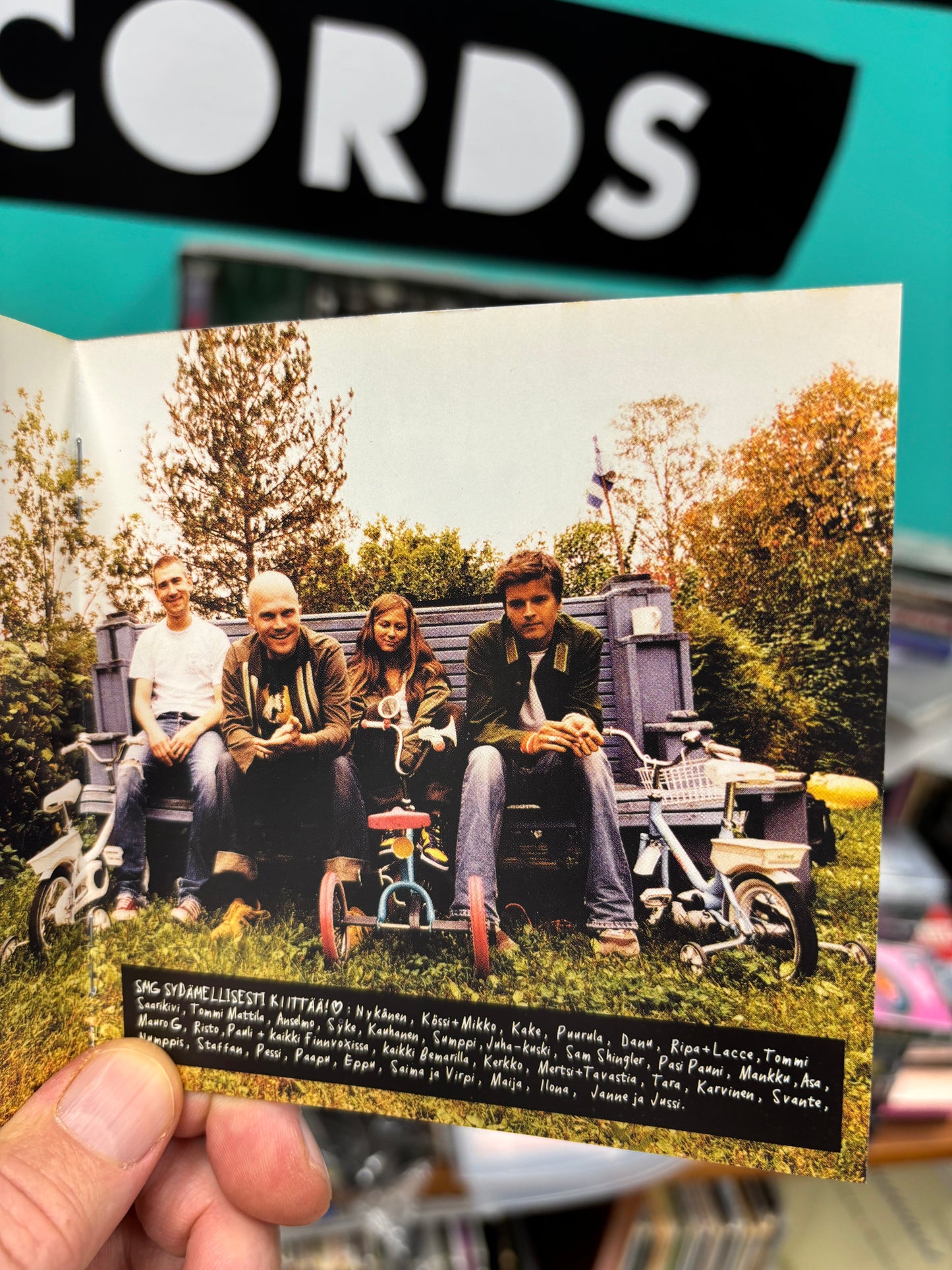 Scandinavian Music Group: Nimikirjaimet, CD, 1st pressing, Cortison Records, BMG Finland, Finland 2004