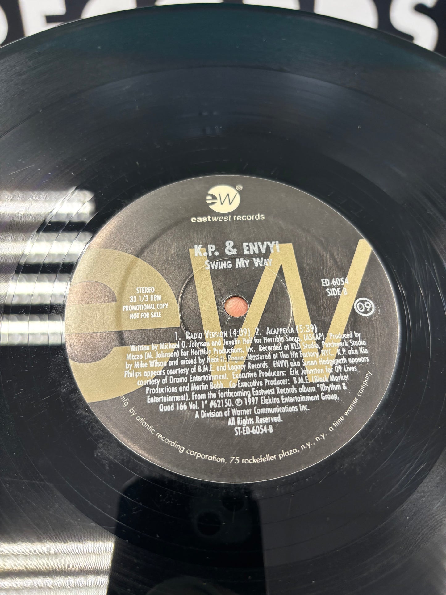 K.P. & Envyi: Swing My Way, 12inch, promo, EastWest Records America, US 1998