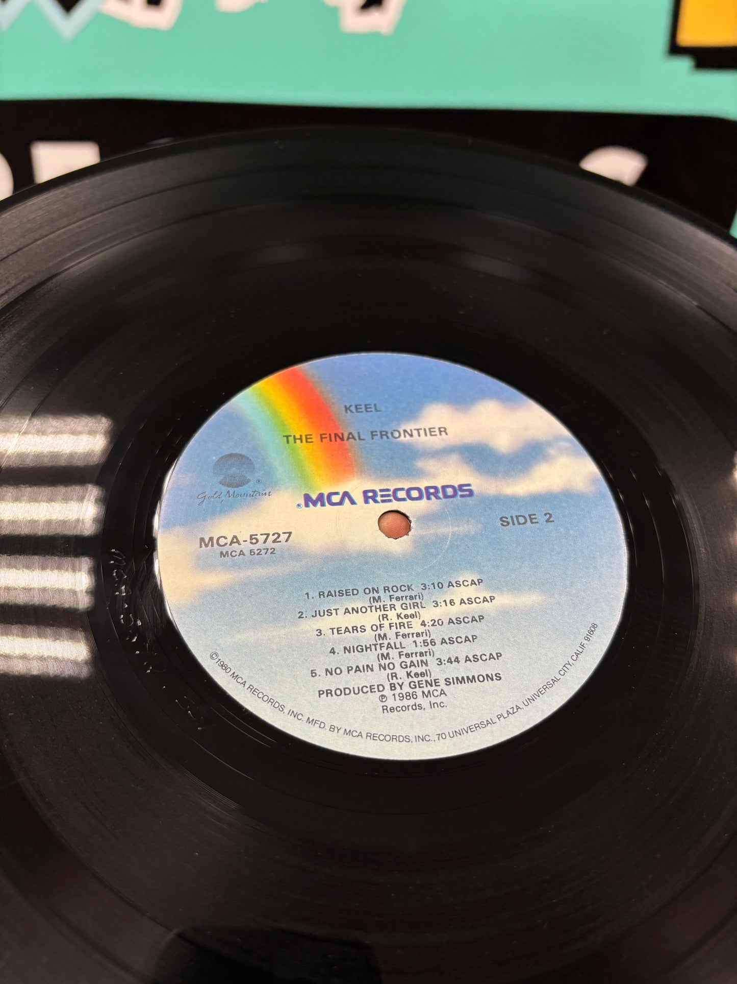 Keel: The Final Frontier, LP, 1st pressing, MCA Records, Gold Mountain, US 1986