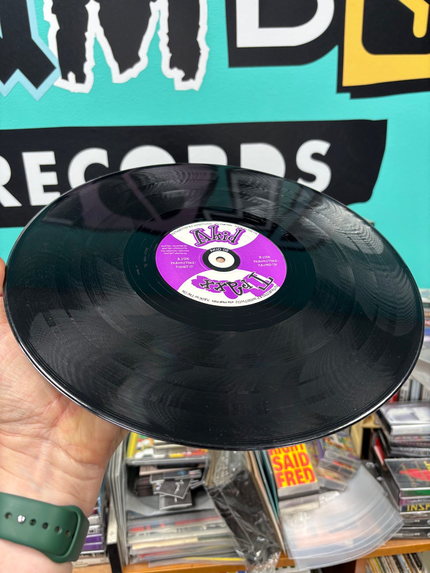 Pranksterz: Forget It/Mashed Up, 12inch, Only official pressing, Akid Traxx, UK 2001