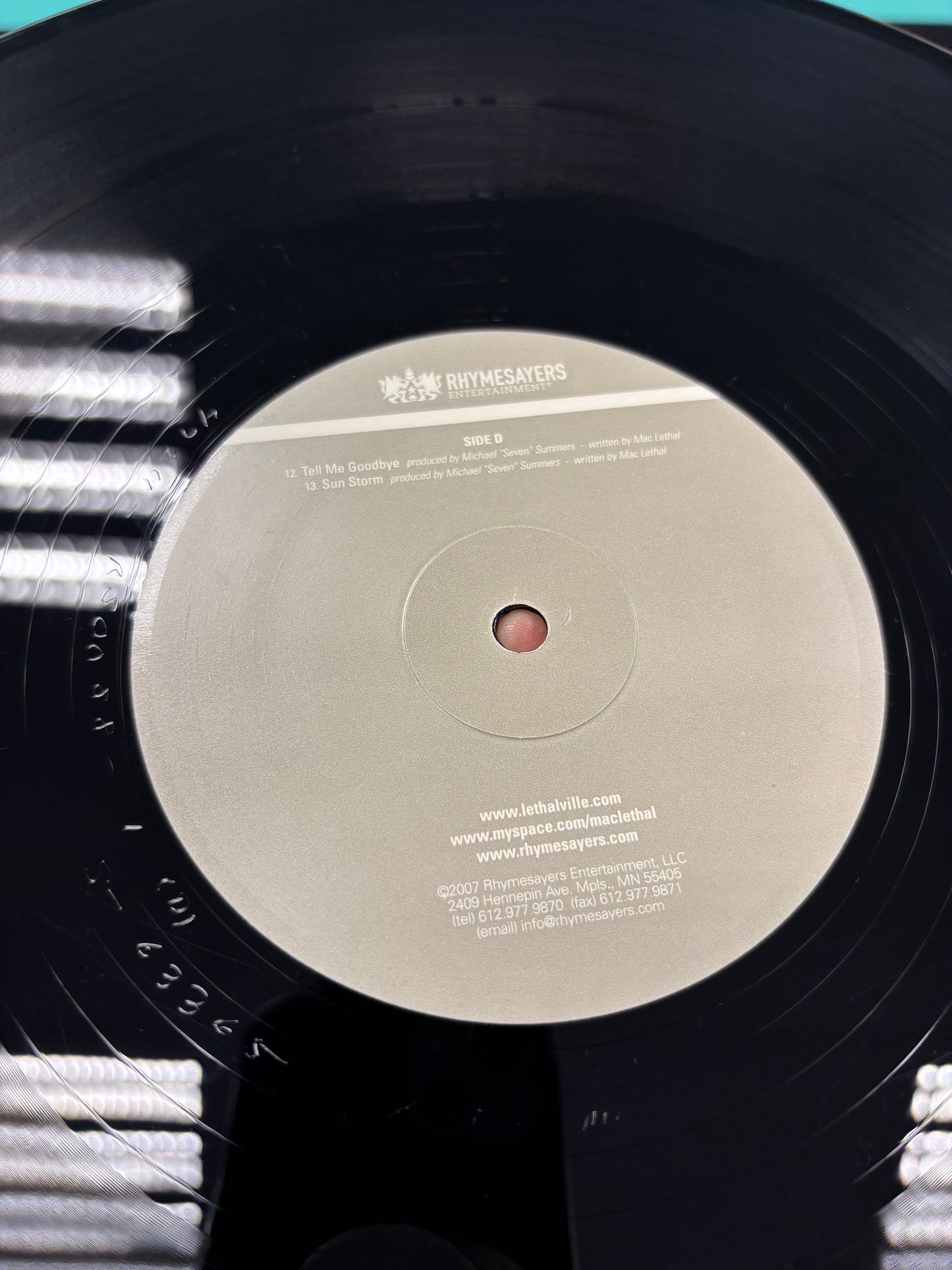 Mac Lethal: 11:11, 2LP, Only vinyl pressing, Rhymesayers Entertainment, US 2007
