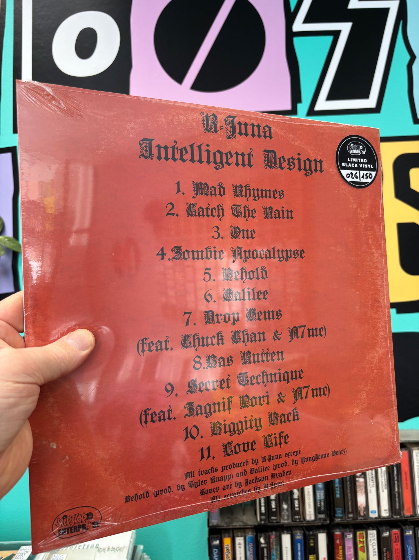 R-Juna: Intelligent Design, LP, Limited Edition, Numbered, Hip-Hop Enterprise, Belgium 2020
