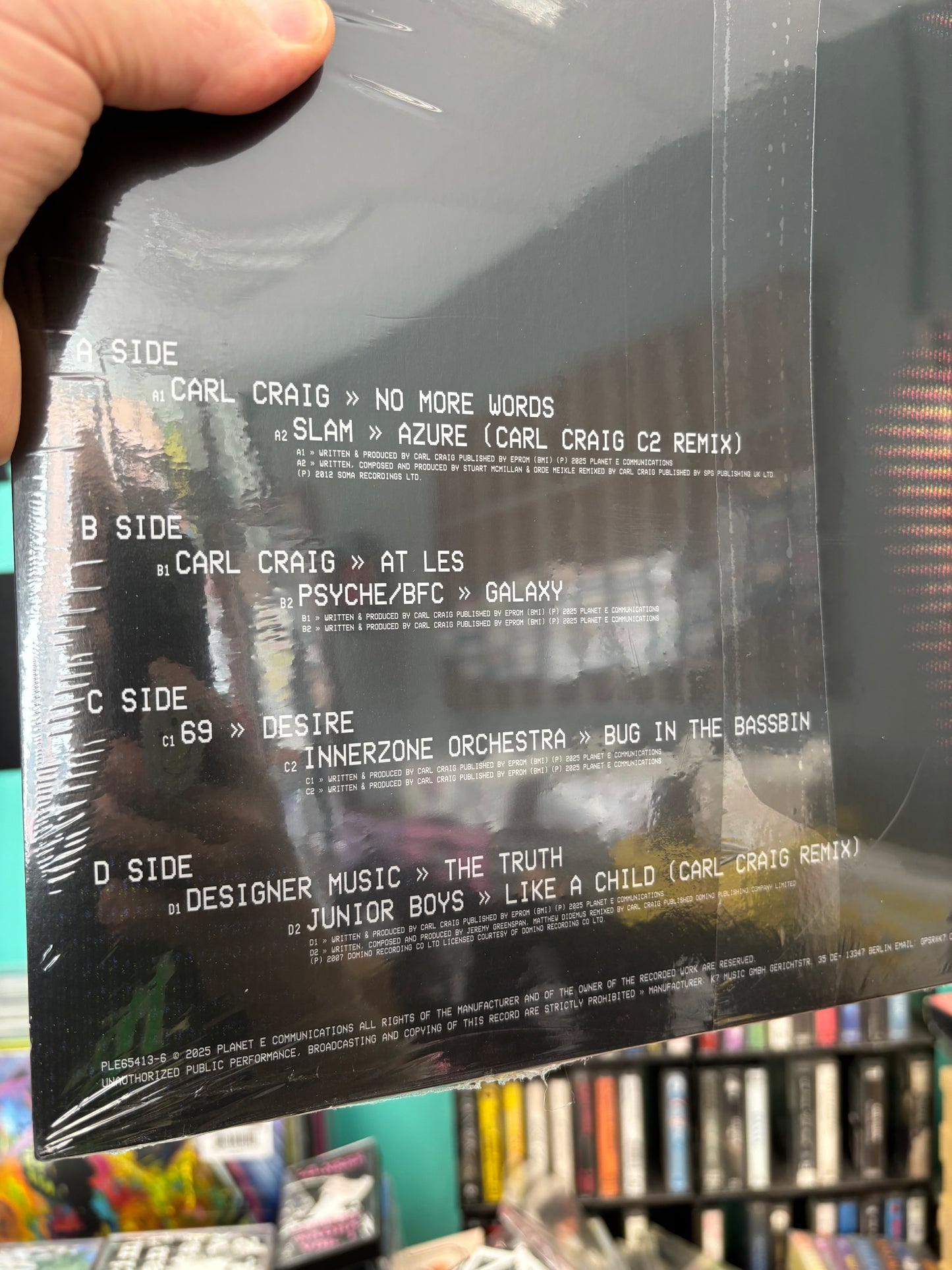 Desire: Carl Craig Story - soundtrack, 2x12inch, Only vinyl pressing, PlanetE, Germany 2025