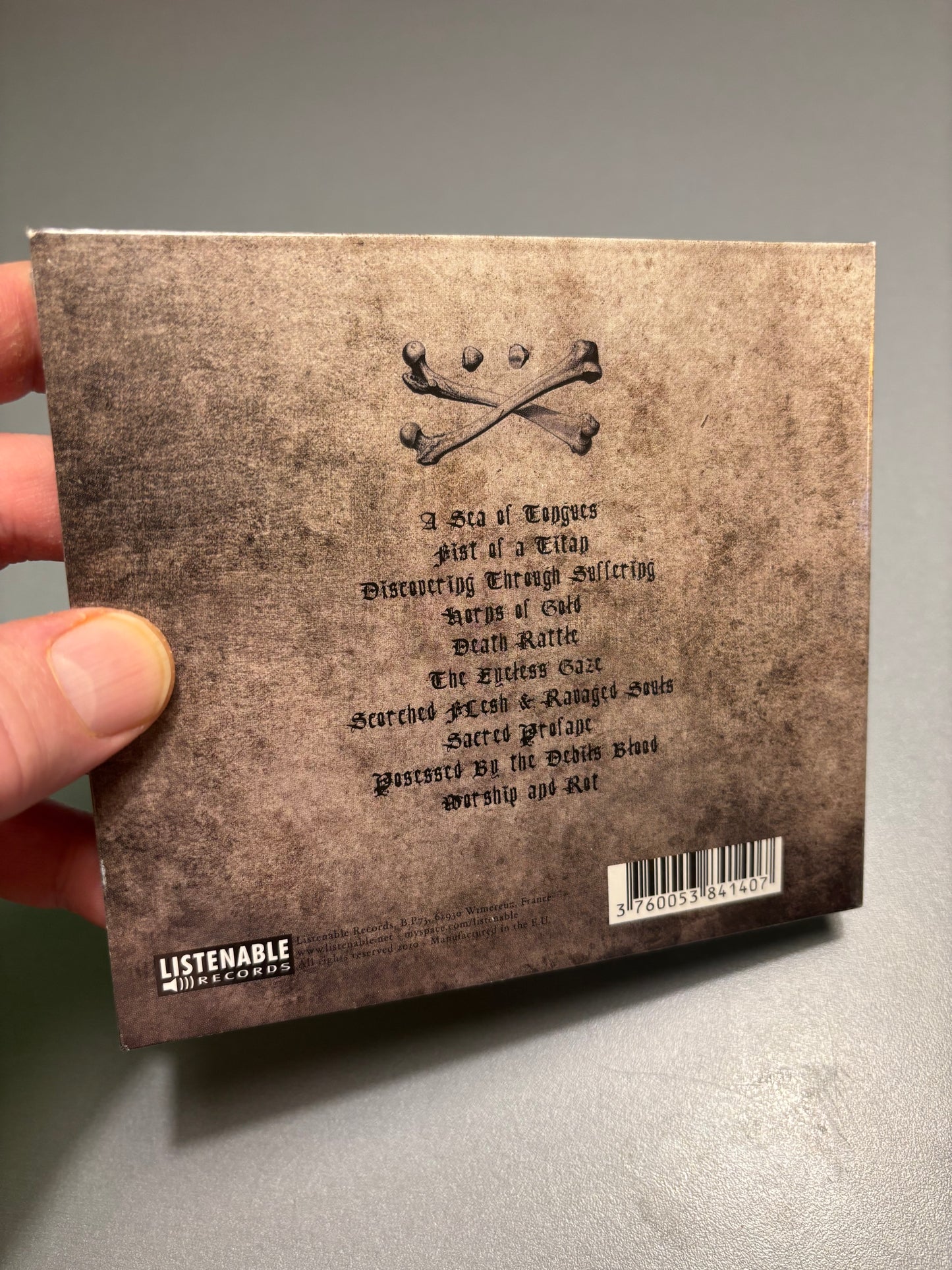 Cavus: Fester and Putrefy, CD, Only official pressing, Listenable Records, France 2010