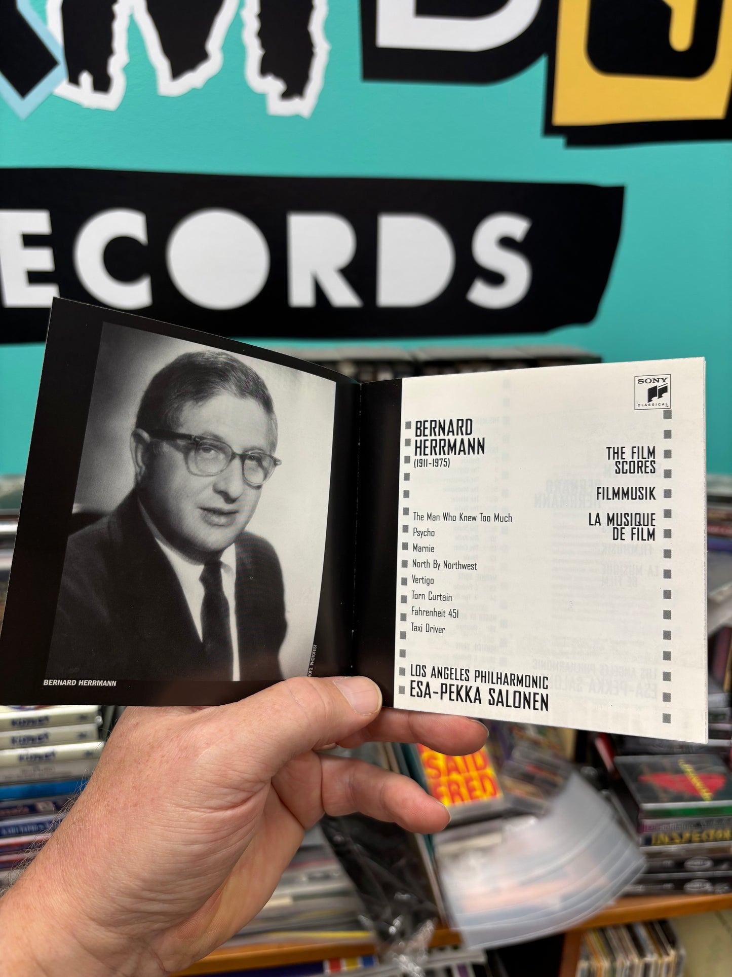 Bernard Herrmann, The Film Scores, Salonen, Los Angeles Philharmonic, CD, Dolby Surround, Sony Classical, Europe 1996