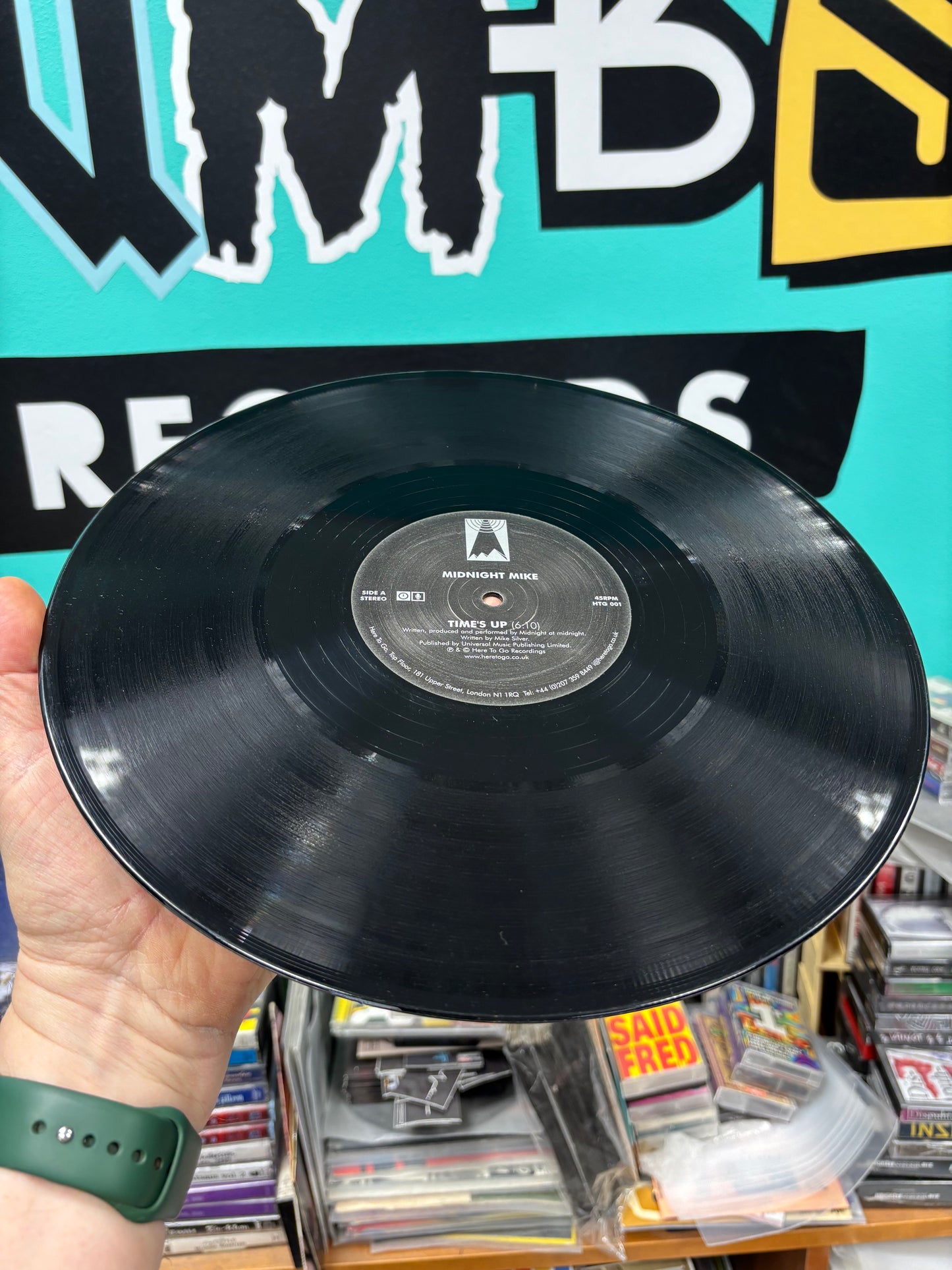 Midnight Mike: Time’s Up, 12inch, Only official pressing, Here To Go, UK 2005