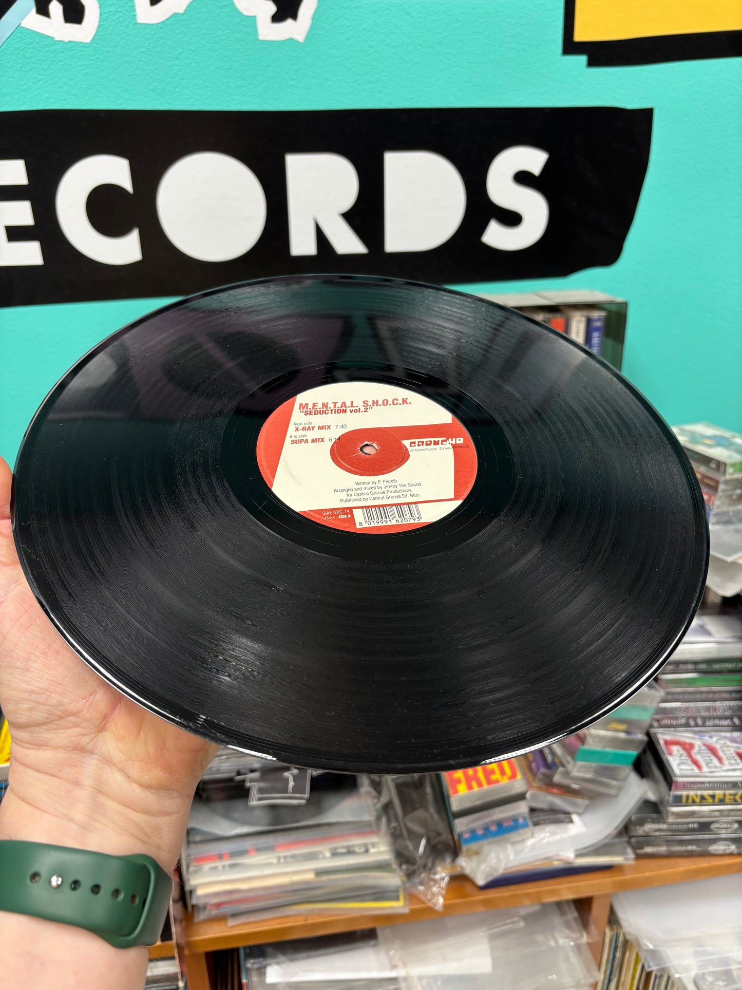 Mental Shock: Seduction Vol. 2, 12inch, Only pressing, Groucho Records, Italy 2002