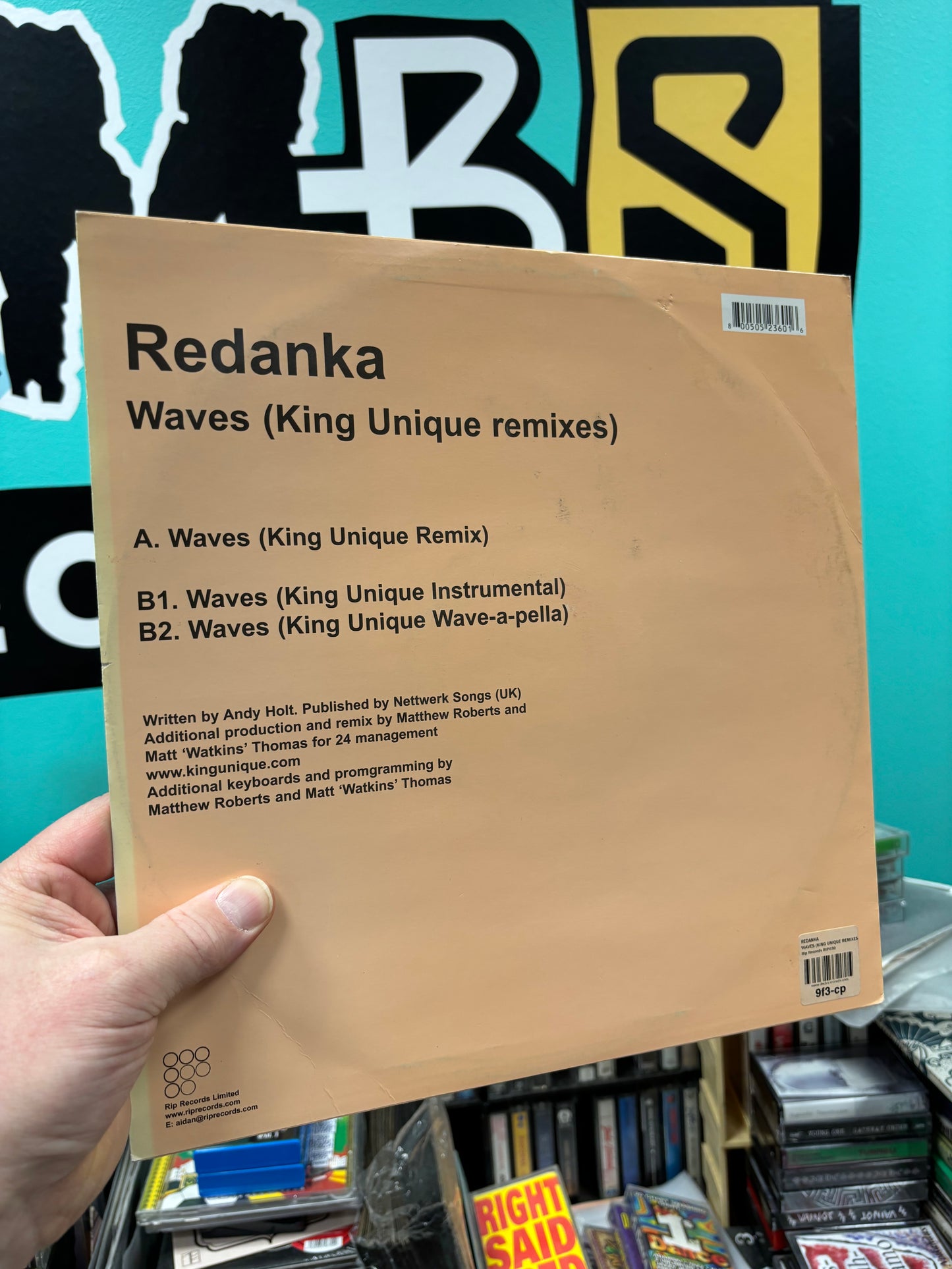 Redanka: Waves (King Unique Remixes), 12inch, Rip Records, UK 2005