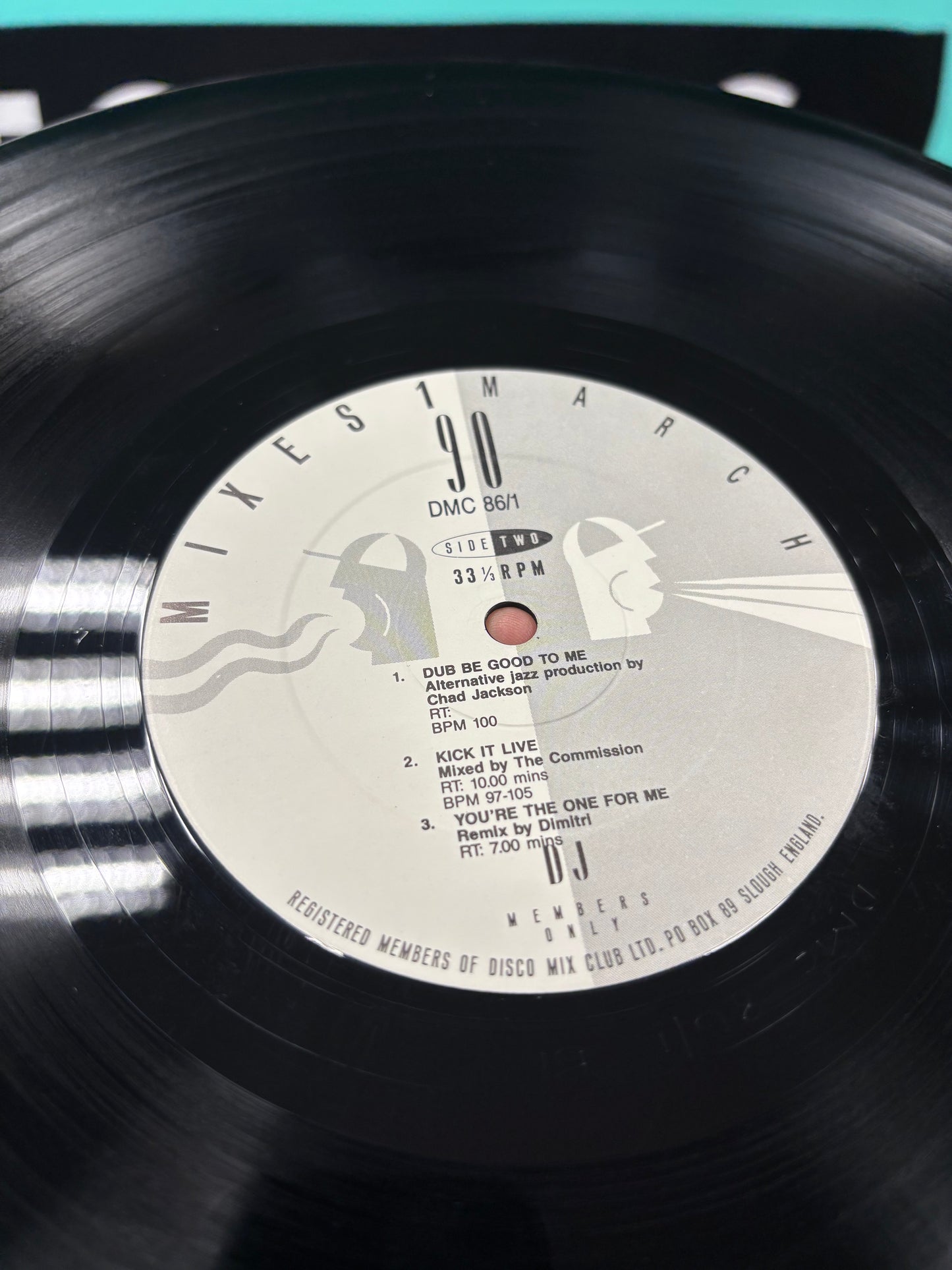 DMC - Mixes 1 - March 90, LP, Partially Mixed, DMC, UK 1990