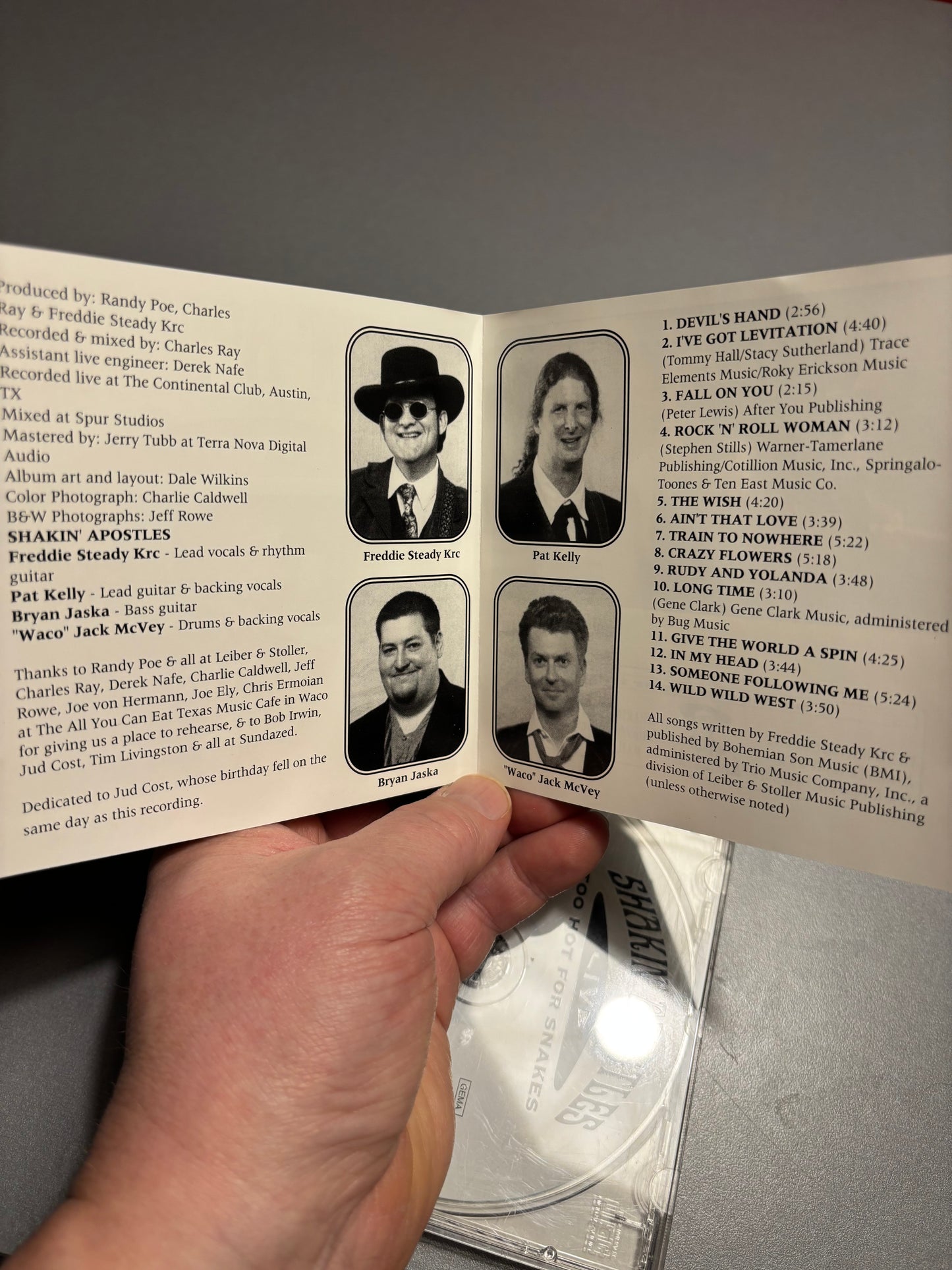 Shakin’ Apostles: Too Hot For Snakes, CD, Blue Rose Records, Germany 2000