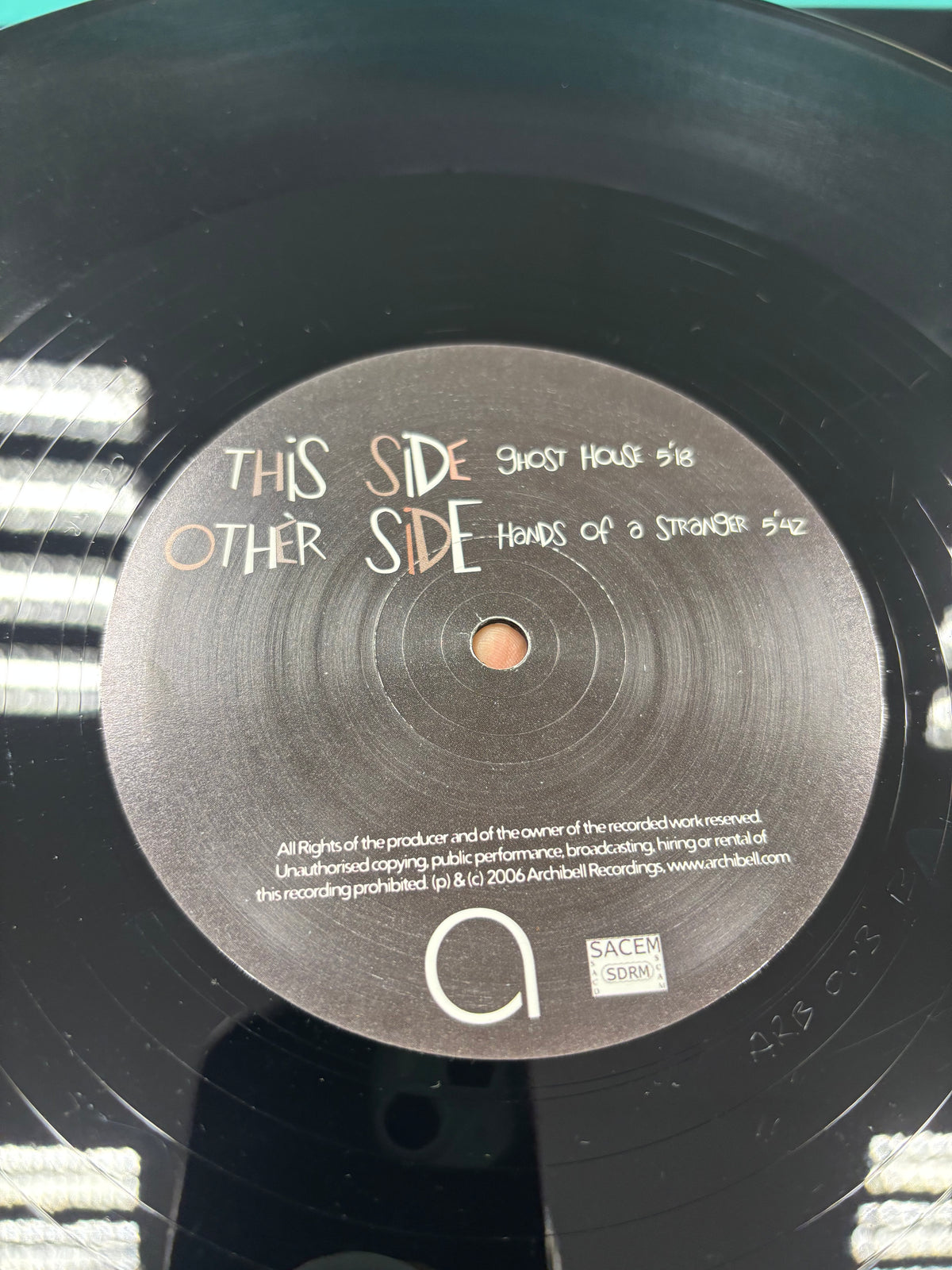 Teenage Bad Girl: Hands Of A Stranger, 12inch, 1st pressing, Archibell, France 2006
