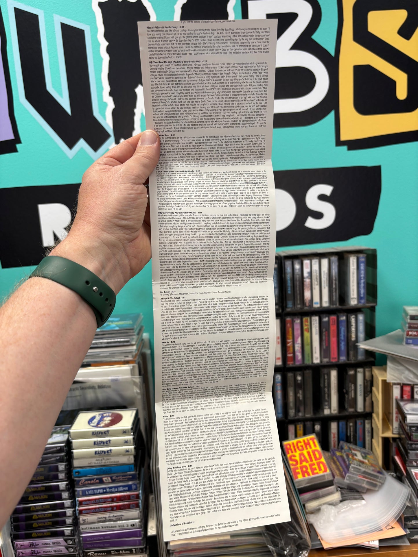 Bloodhound Gang: One Fierce Beer Coaster, CD, reissue, Geffen Records, Republic Records, Cheese Factory, Europe 1996?