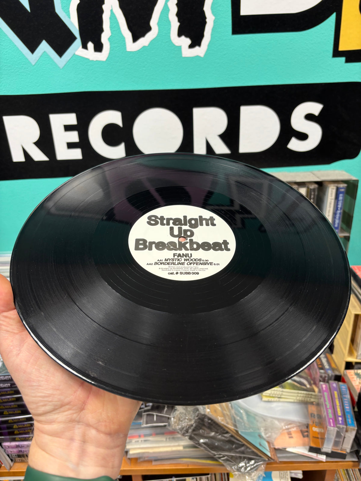 Fanu: Timetravels, 12inch, Only pressing, Straight Up Breakbeat, Finland 2019