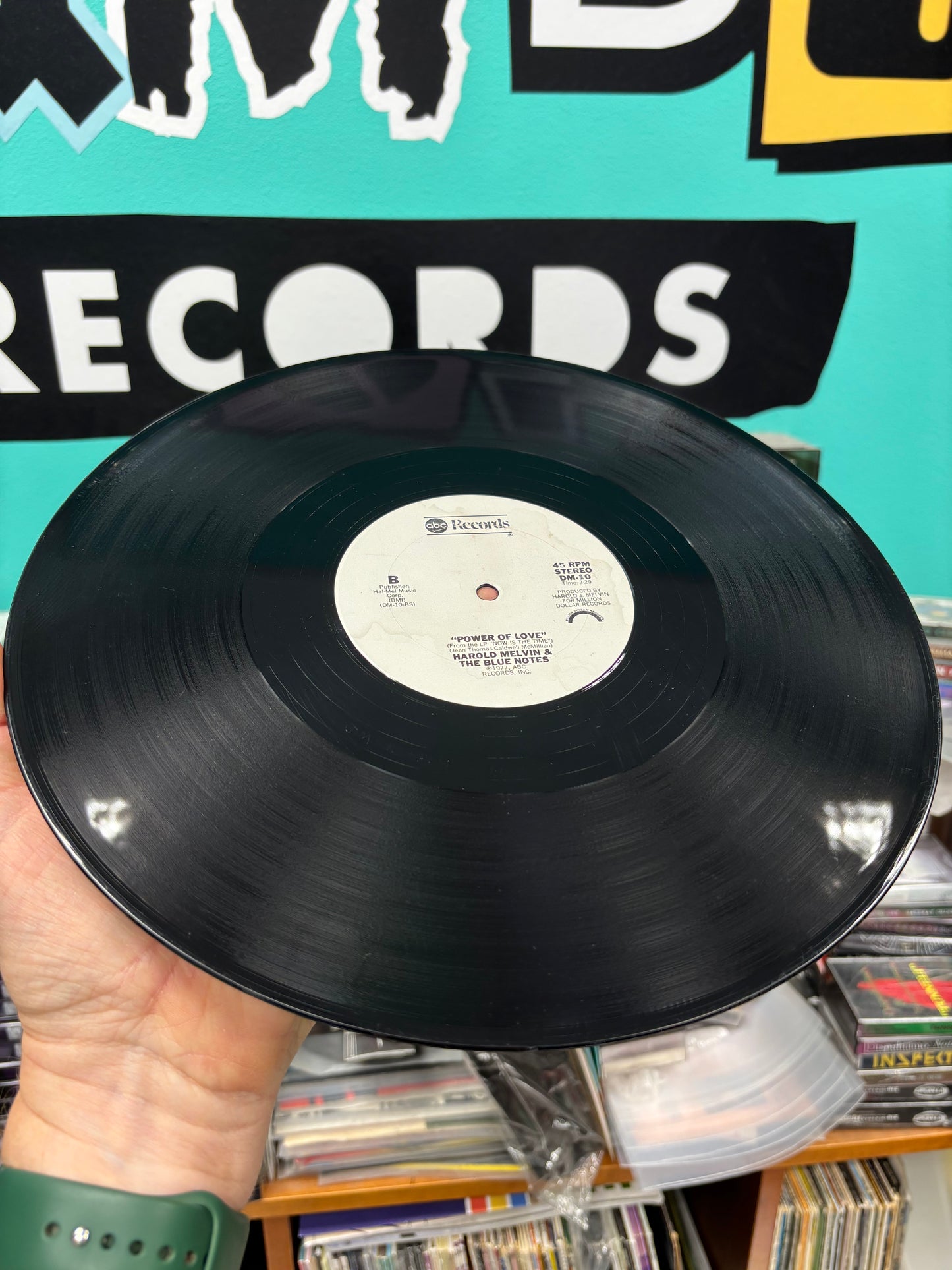 Harold Melvin & The Blue Notes: Baby, You Got My Nose Open/Power Of Love, 12inch, Promo, ABC Records, US 1977