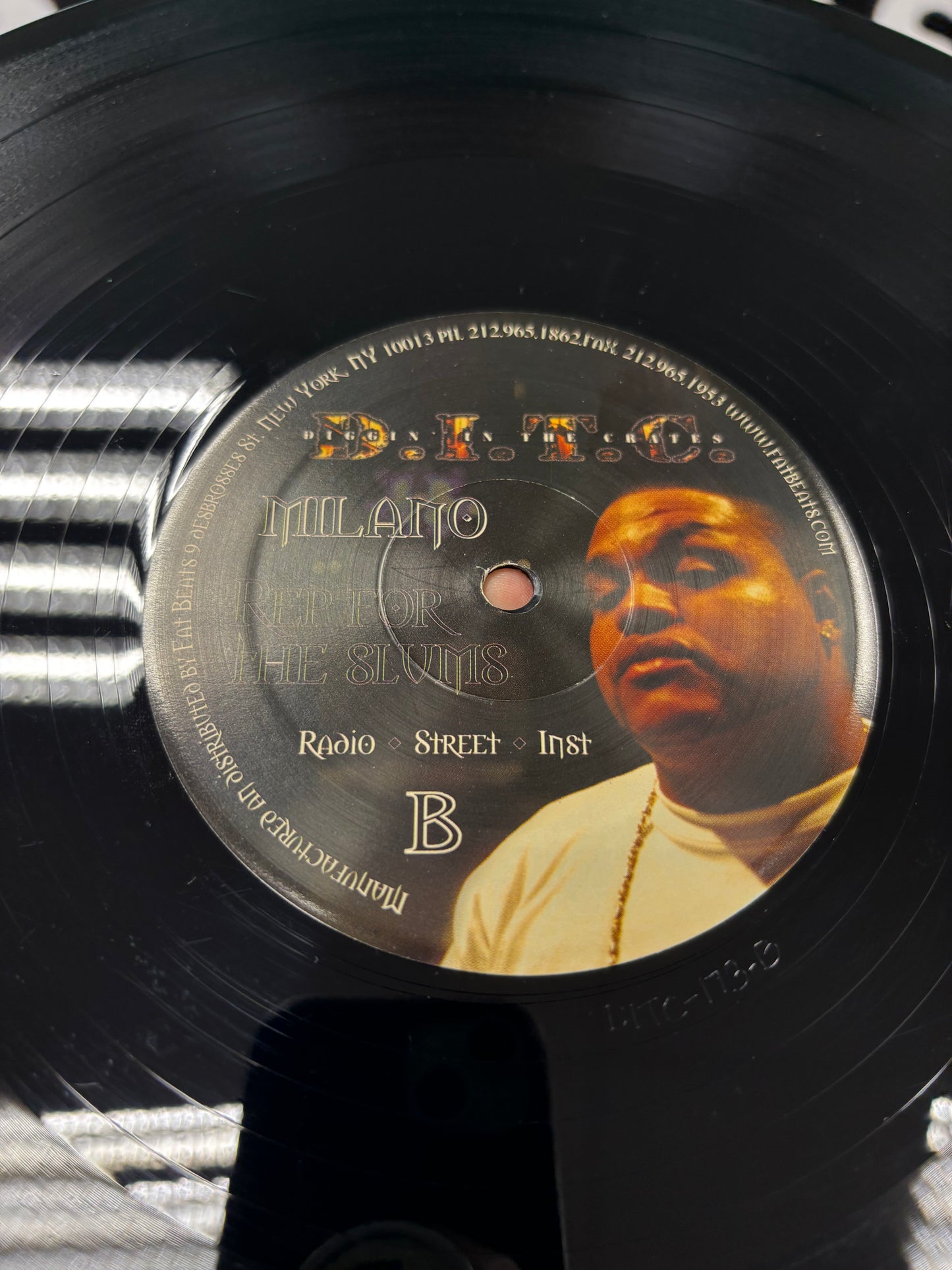 Milano: Deal With A Feeling, 12inch, 1st pressing, D.I.T.C. Records, US 2000