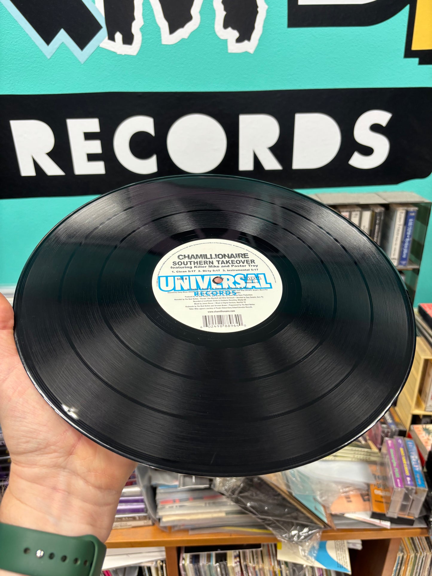 Chamillionaire: Ridin’/Southern Takeover, 12inch, 1st pressing, Only official pressing, Universal Records, US 2005