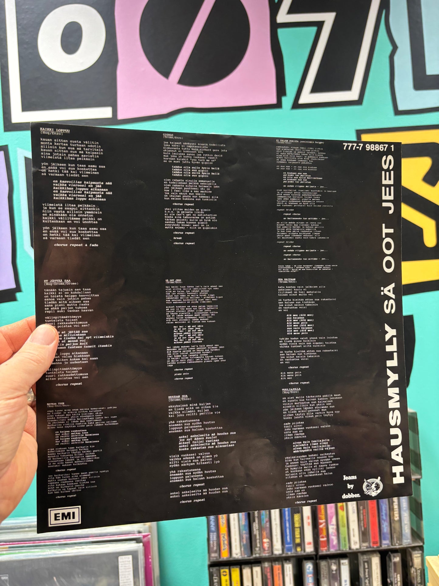 Hausmylly: Sä Oot Jees, LP, Only vinyl pressing, EMI, Finland 1992