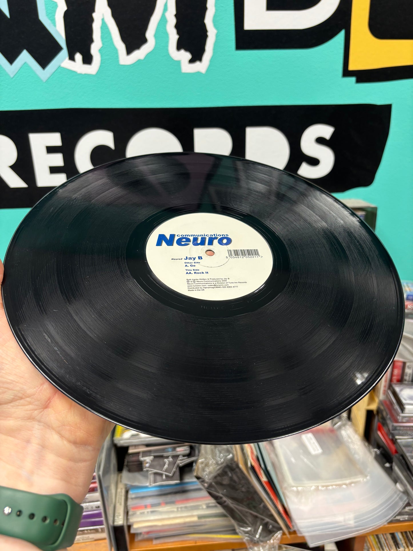 Jay B: Go/Rock It, 12inch, Only official pressing, Neuro Communications, UK 2000