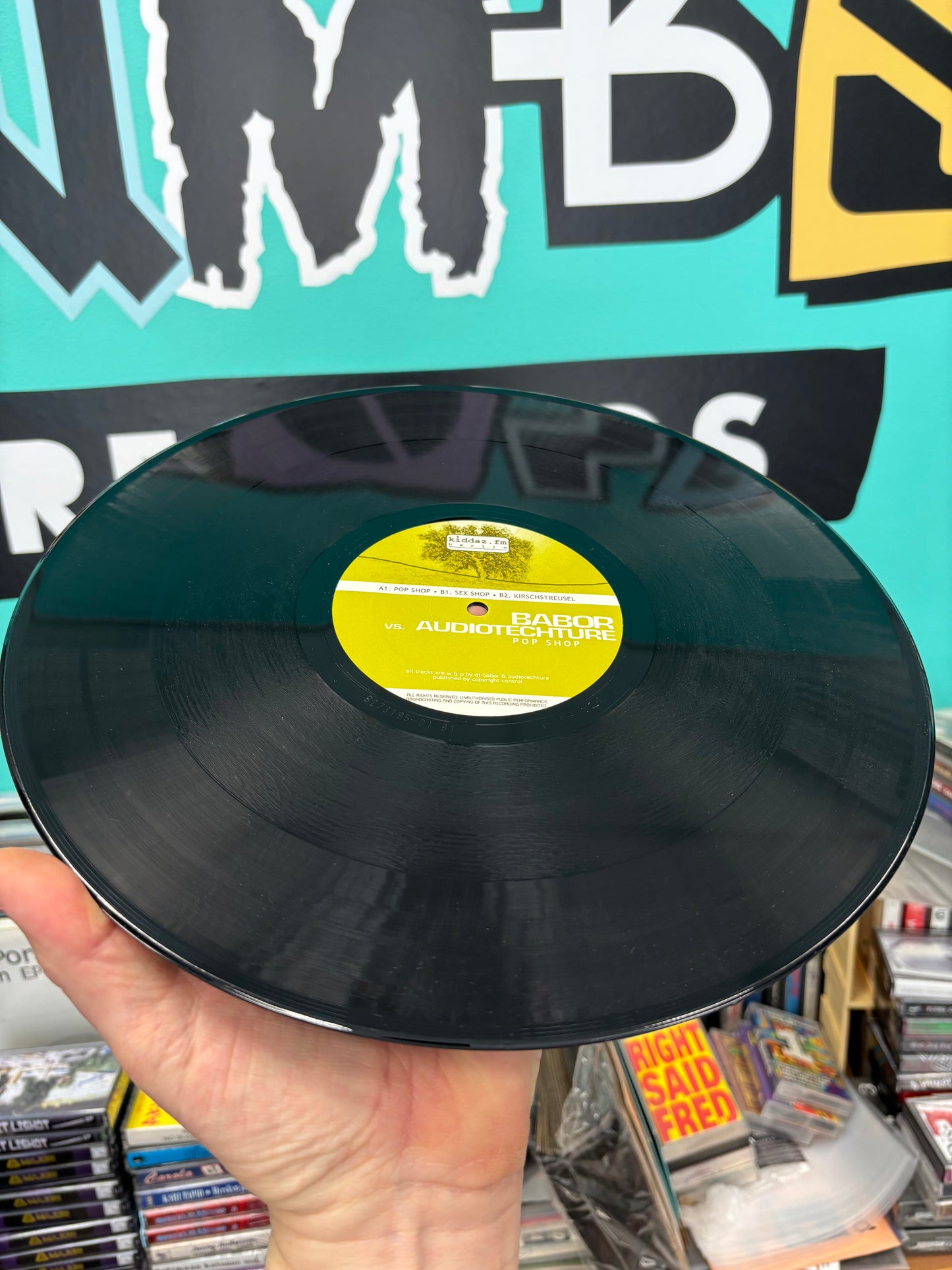 Babor vs. Audiotechture: Pop Shop, 12inch, Only pressing, Kiddaz.fm, Germany 2002