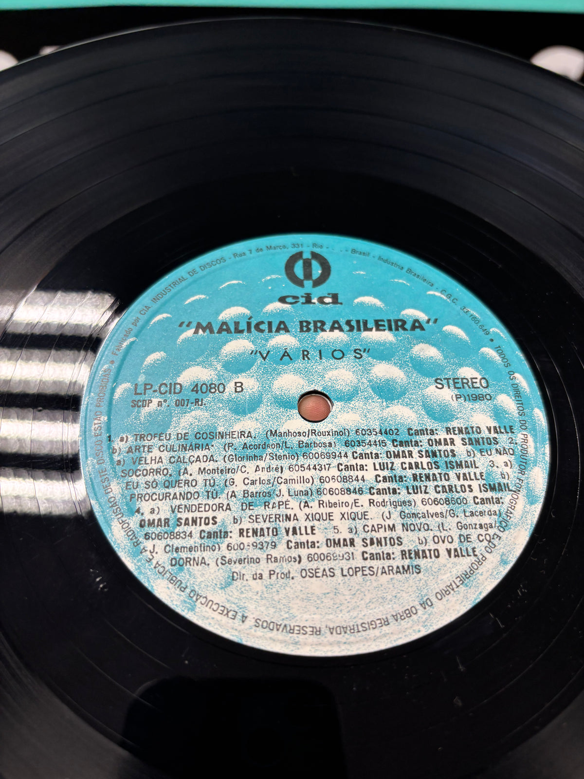 Malícia Brasileira: Eu Gosto Do Cozido Dela, LP, OG pressing, CID, Brazil 1980