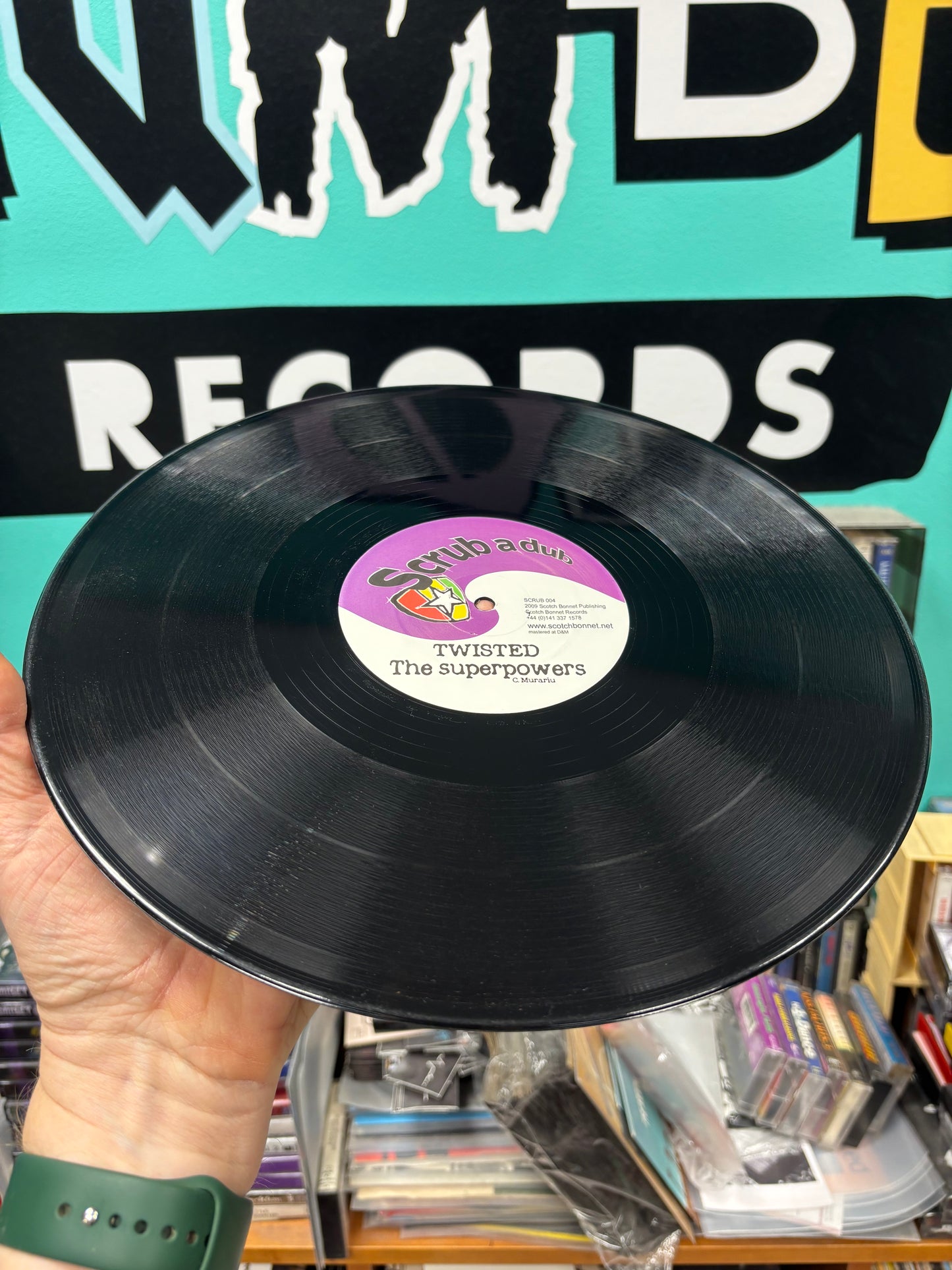 Liquid Wicked & Twisted: The Governor/The Superpowers, 12inch, Only pressing, Scrub A Dub, UK 2009