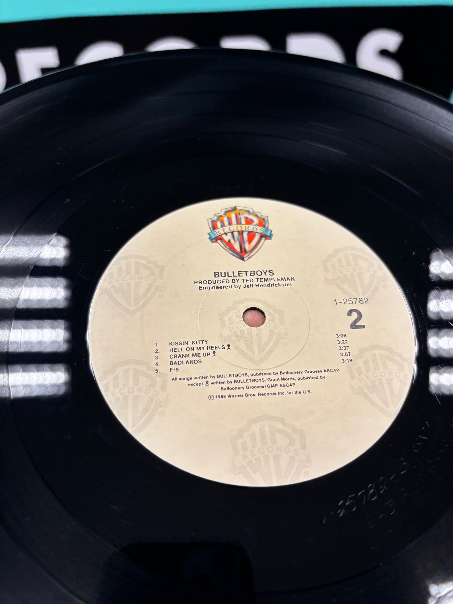 Bullet Boys: Bullet Boys, LP, Allied Press, Warner Bros. Records, US 1988