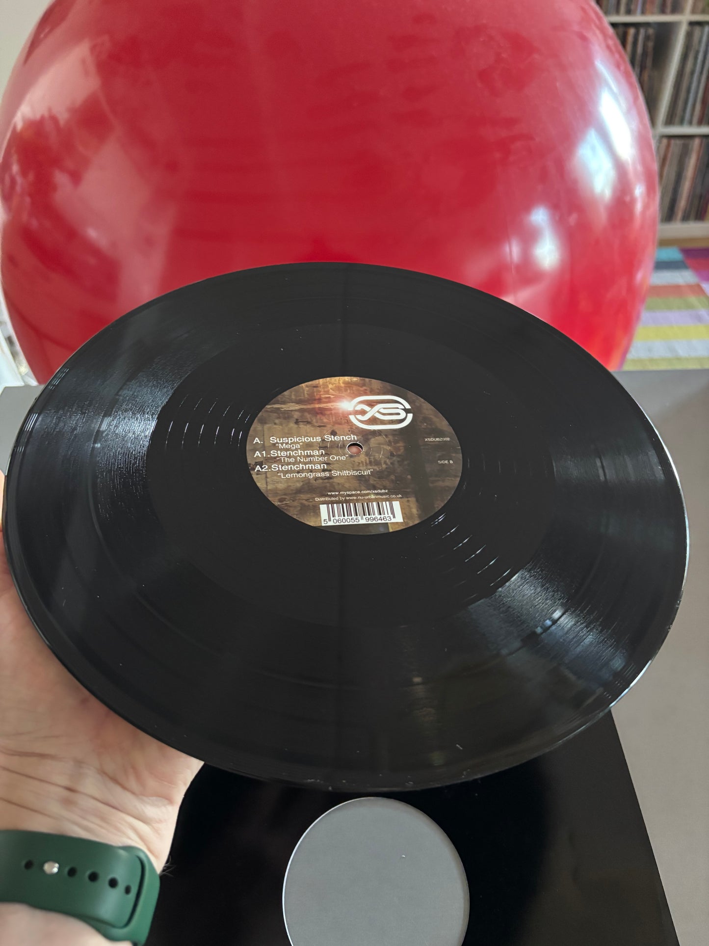 Suspicious Stench & Stenchman: Mega/The Number One/Lemongrass Shitbiscuit, 12inch, Only pressing, XS Dubs, UK 2008