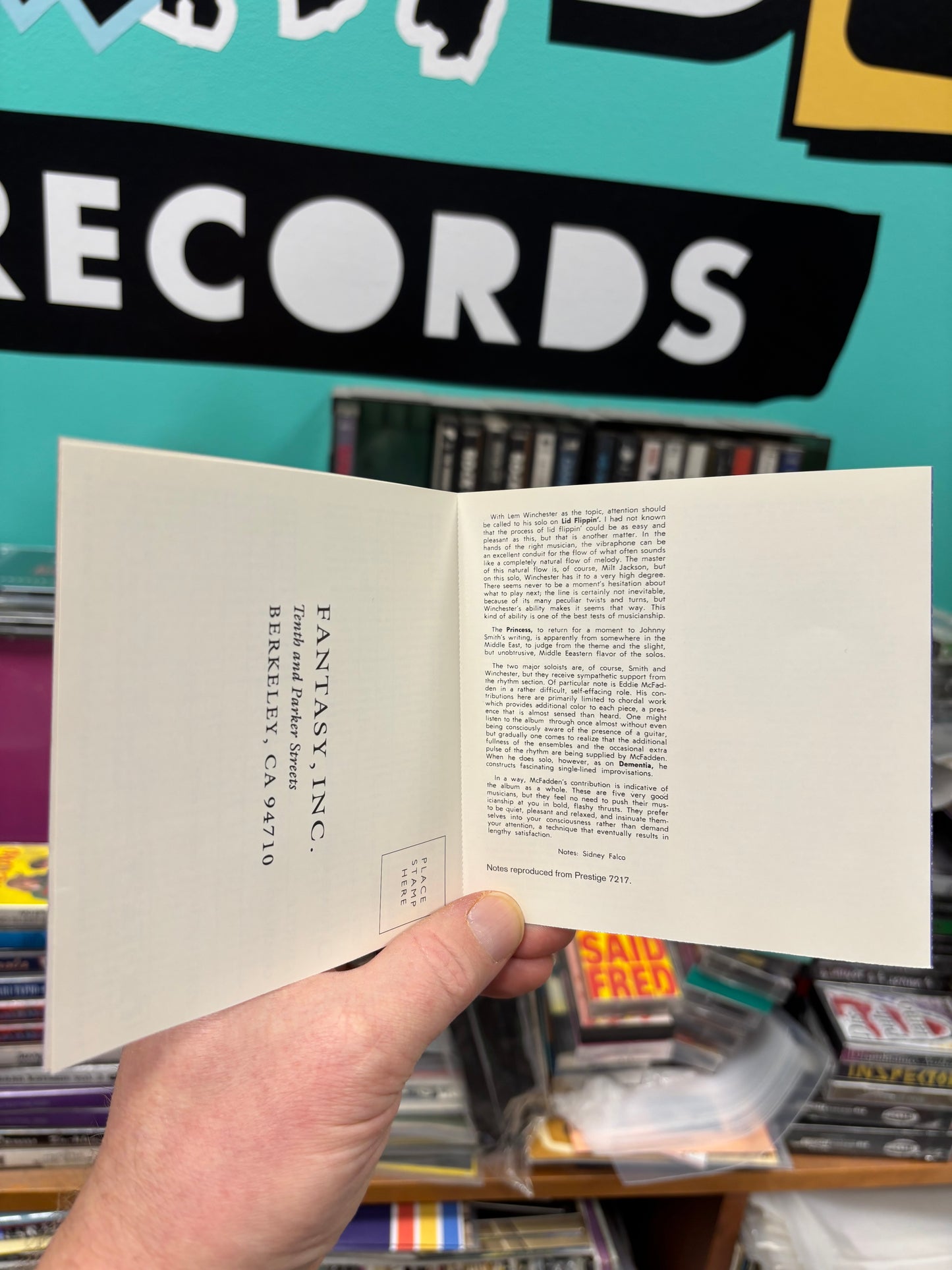 Johnny ”Hammond” Smith: Talk That Talk, CD, Only pressing, Prestige, US 1995