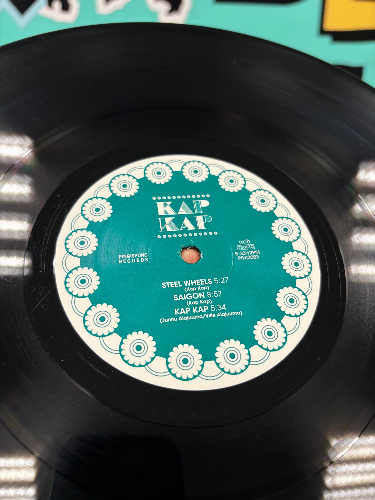 Kap Kap: Kap Kap EP, 12inch, Only pressing, Pingispong Records, Finland 2008
