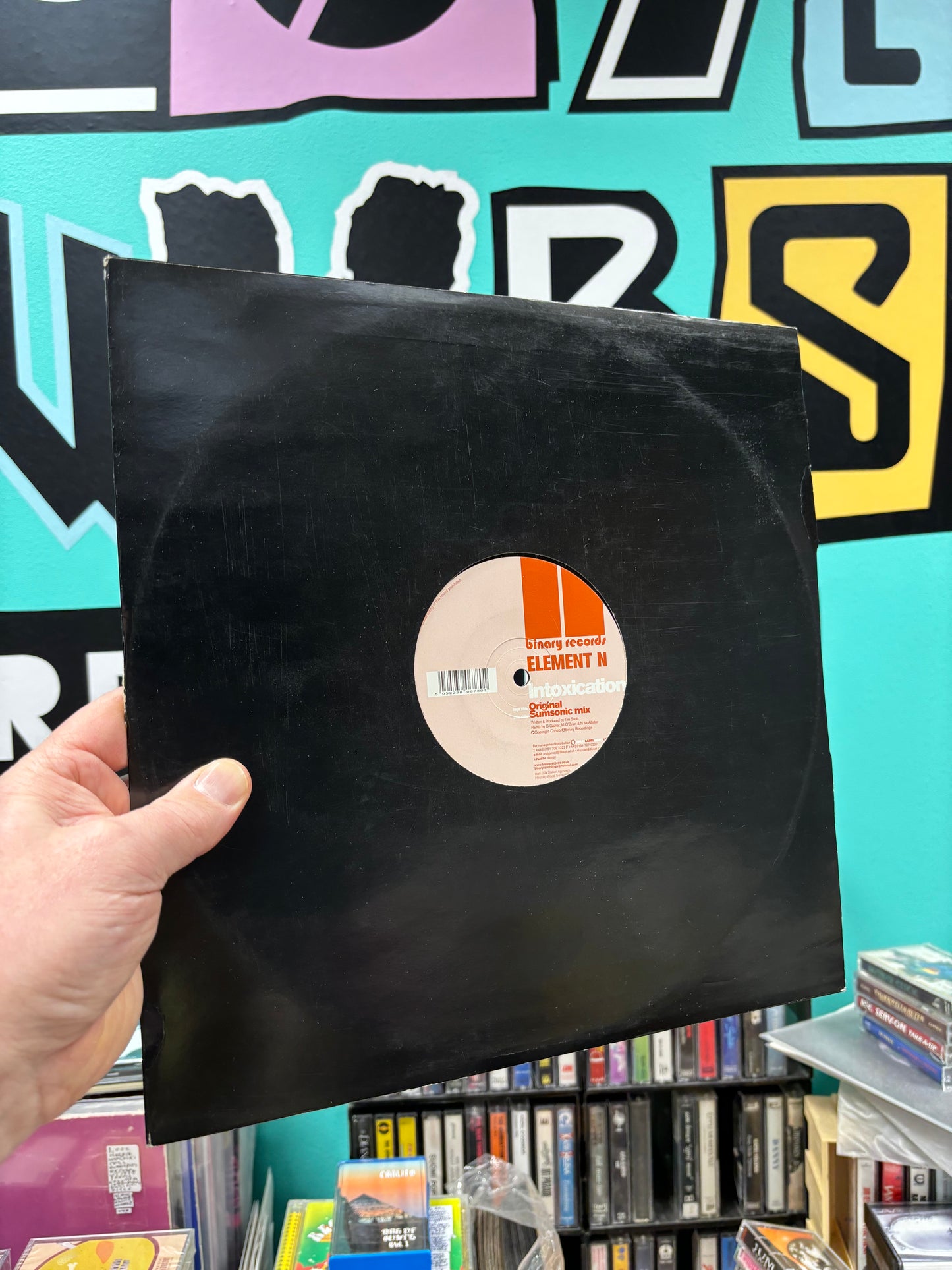 Element N: Intoxication, 12inch, Only official pressing, Binary Records, UK 2003