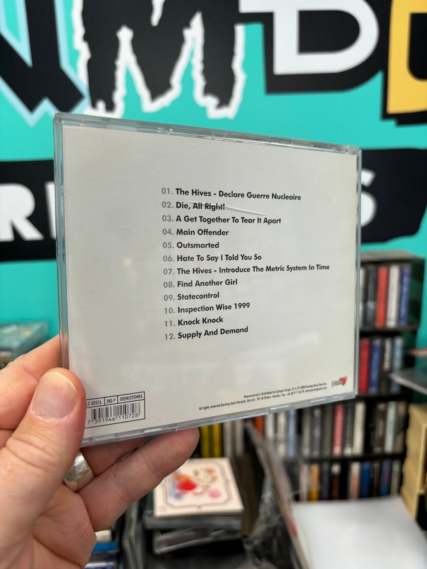 The Hives: Veni Vidi Vicious, CD, Burning Heart Records, Europe 2000