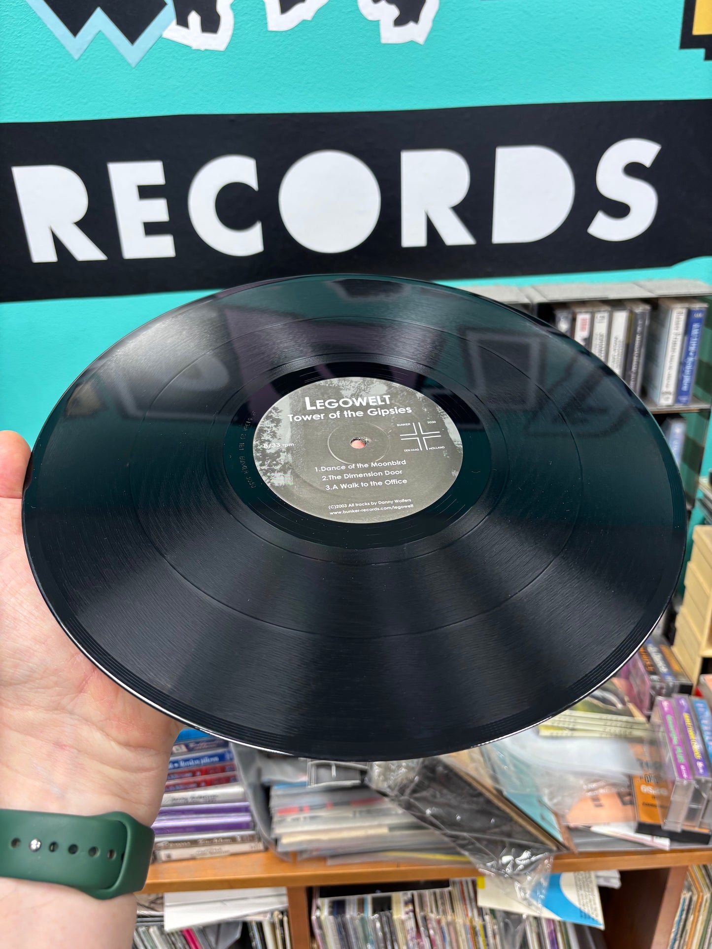 Legowelt: Tower of the Gipsies, 12inch, EP, 1st pressing, Bunker Records, Netherlands 2003