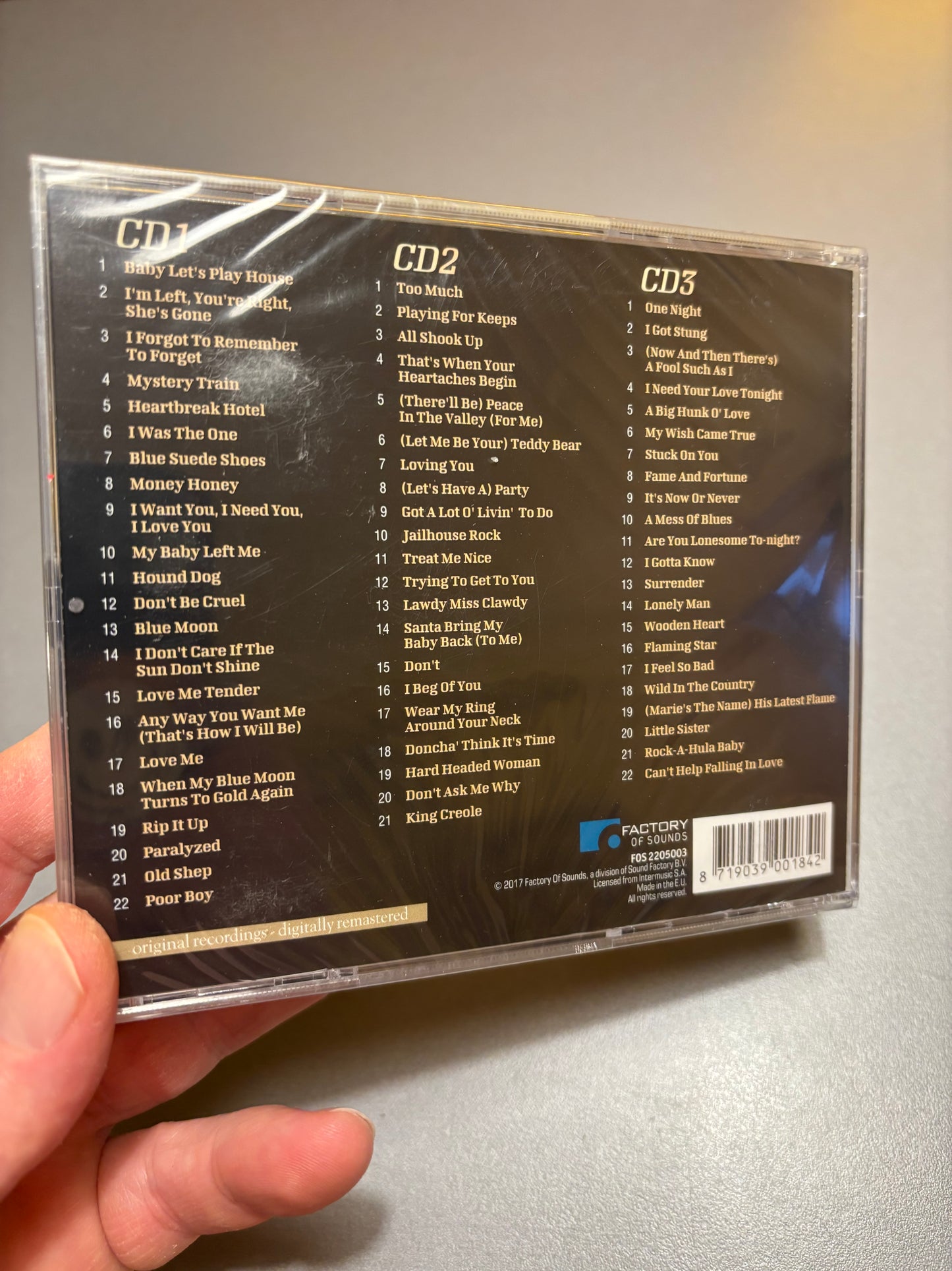 Elvis Presley: 65 Greatest Hits, 3CD, Compilation, Remastered, Only pressing, Factory Of Sounds, Europe 2017