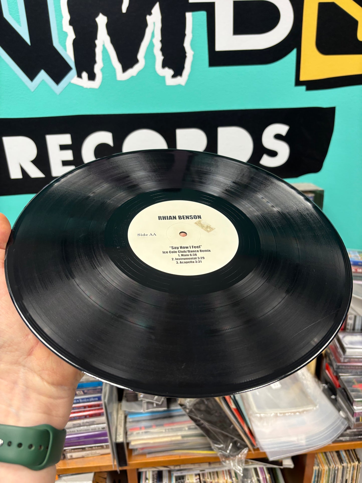 Rhian Benson feat. Slum Village and Dwele: Say How I Feel, 12inch, Promo, white label, DKG Music Inc., US 2004