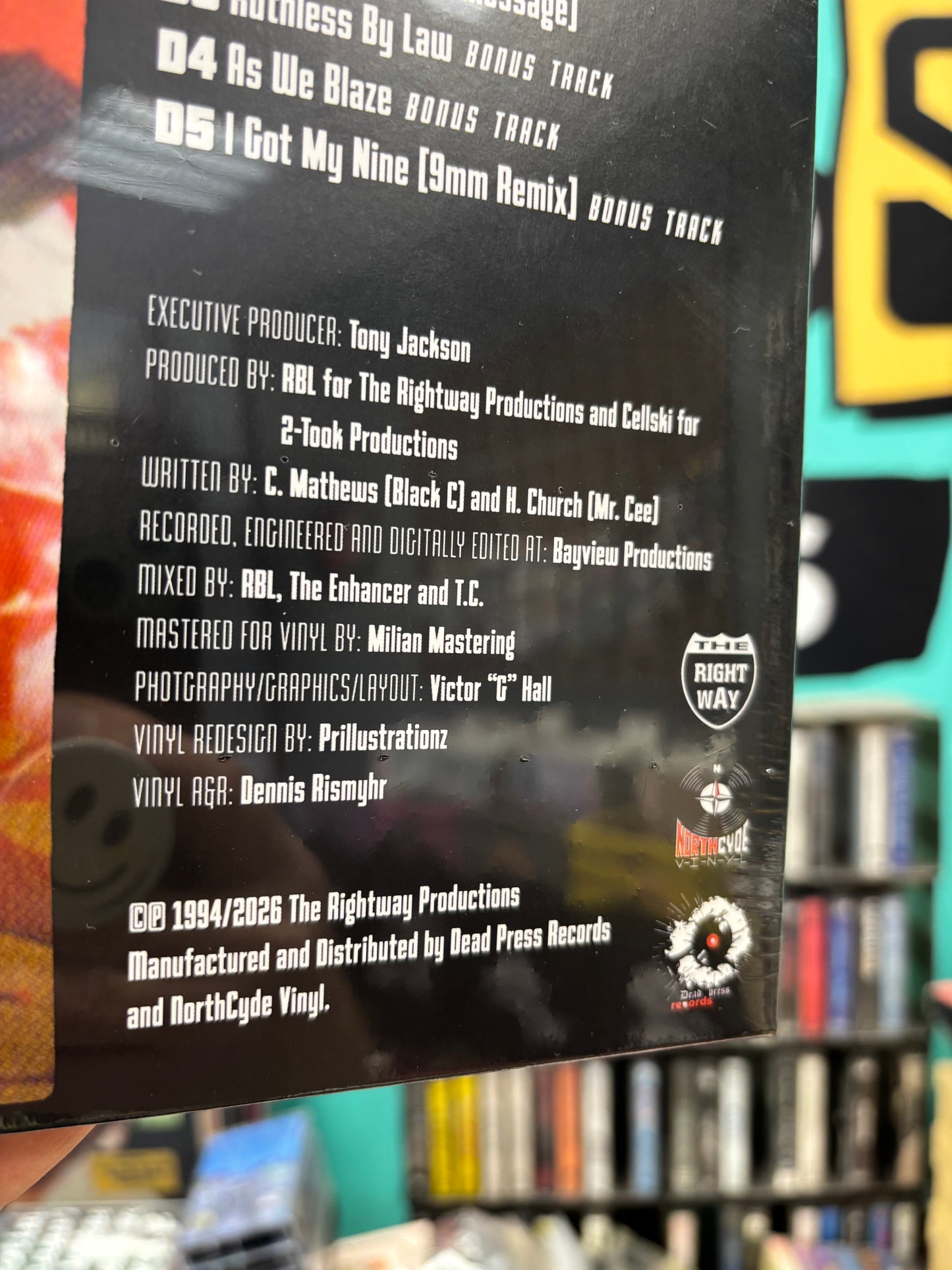 RBL Posse: Ruthless By Law, 2LP, gatefold, reissue, remastered especially for vinyl, Limited Edition, Hand Numbered, white vinyls, The Rightway Productions, NorthCyde Vinyl, Dead Press Records, Europe 2026