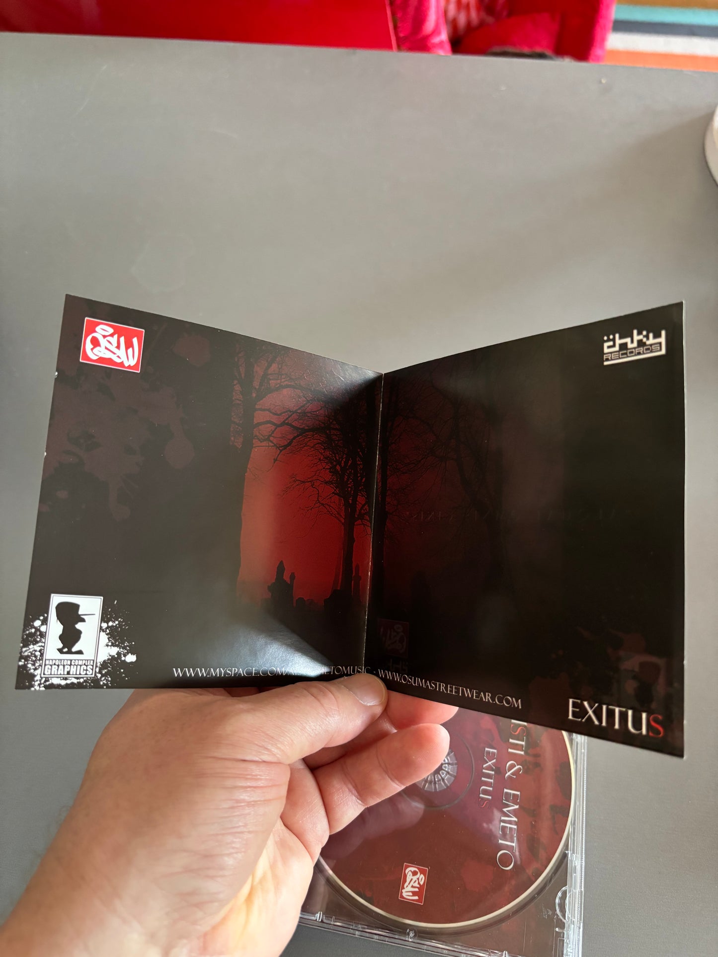 Aisti & Emeto: Exitus, CD, Only pressing, Ähky Records, Finland 2009