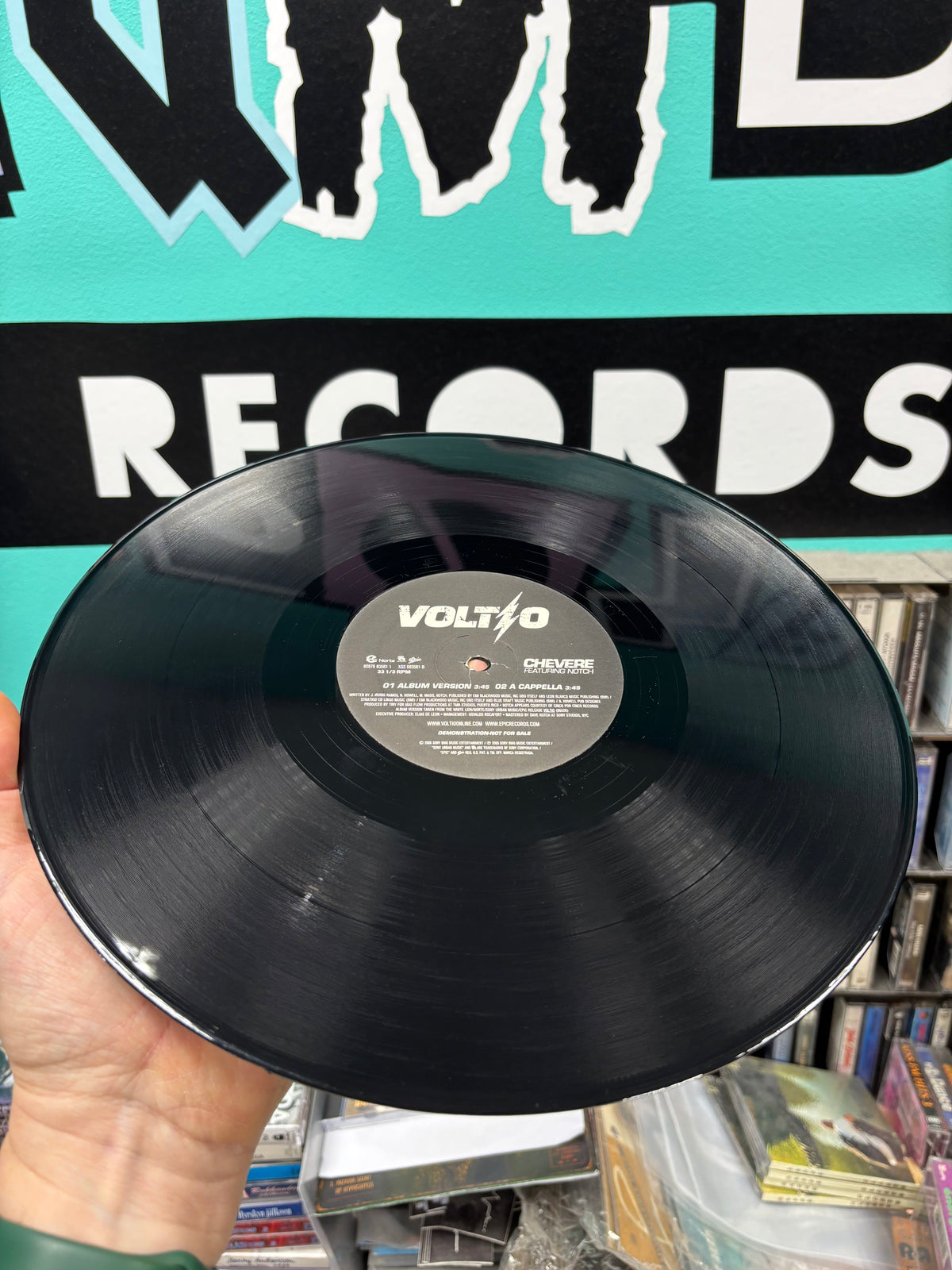 Voltio: Chevere, 12inch, 1st pressing, Only vinyl pressing, promo, Epic, US 2006