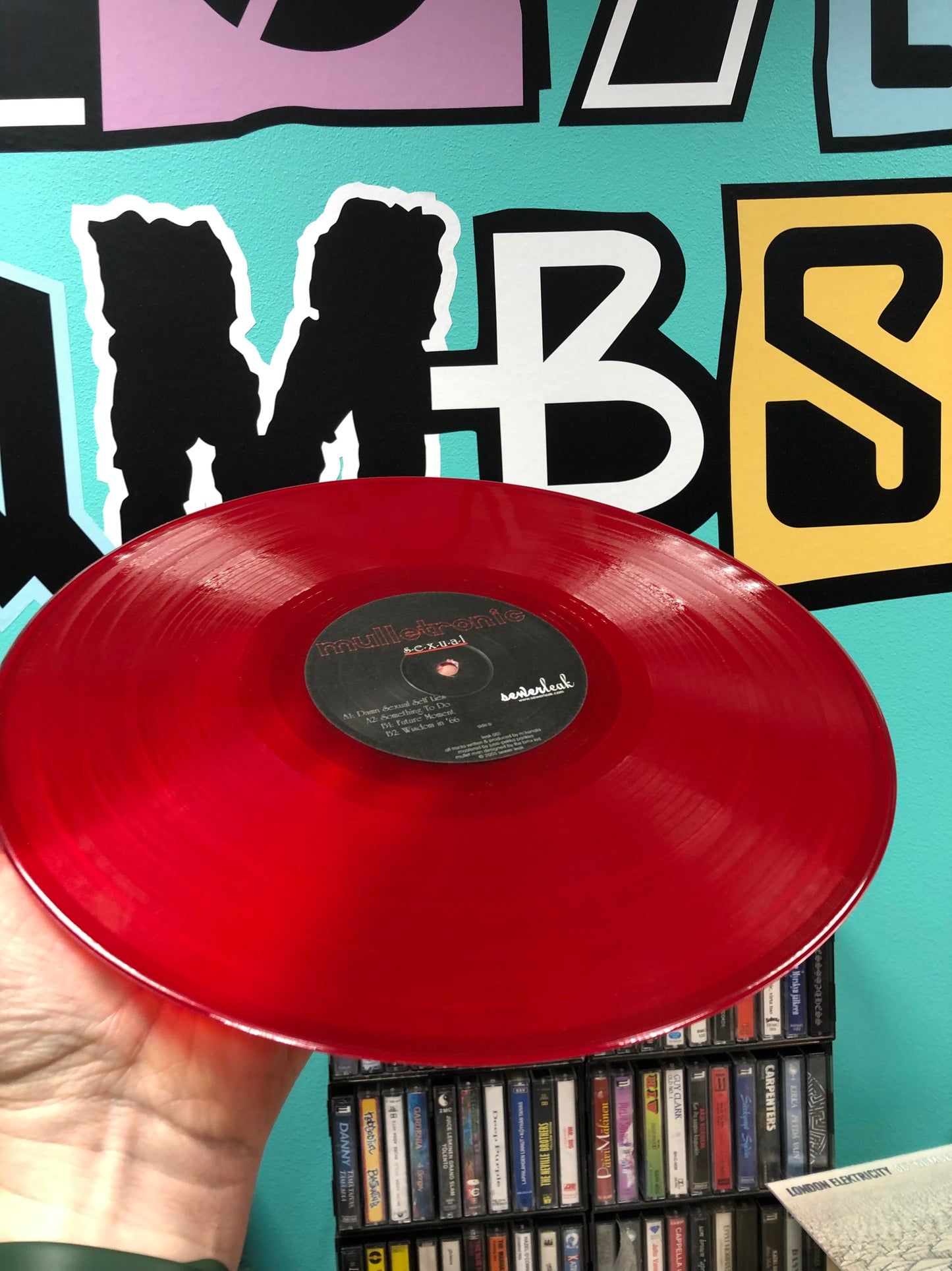 Mulletronic: Sexual, red vinyl, Finland 2005