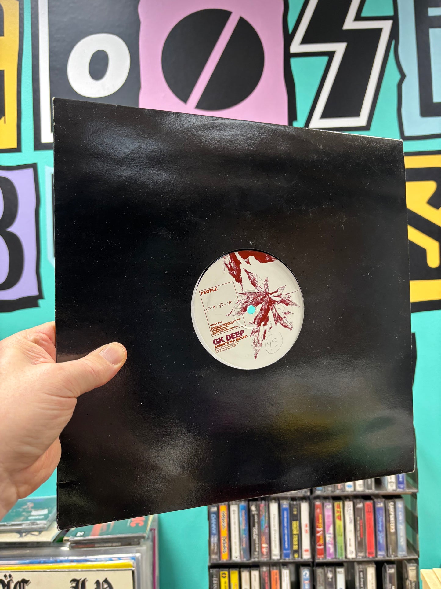 GK Deep: Shots In A Second, 12inch, Only official pressing, People, UK 2001