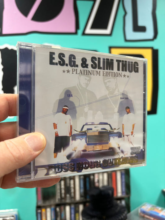 HULLU VARASTOALE -20%‼️‼️‼️E.S.G. & Slim Thug: Boss Hogg Outlaws, CD, Platinum Edition, reissue, US 2007