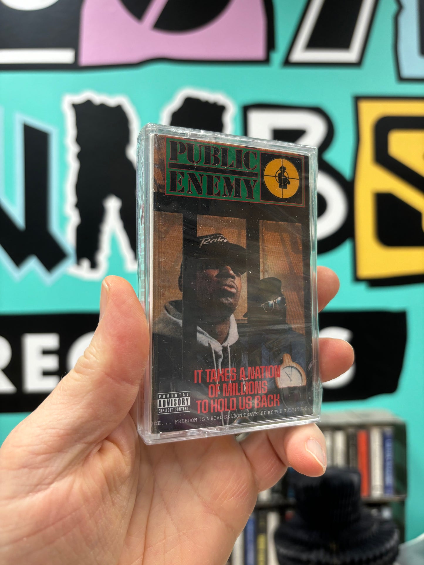 HULLU VARASTOALE -20%‼️‼️‼️Public Enemy: It Takes A Nation Of Millions To Hold Us Back, C-cassette, reissue, Green, US 2016