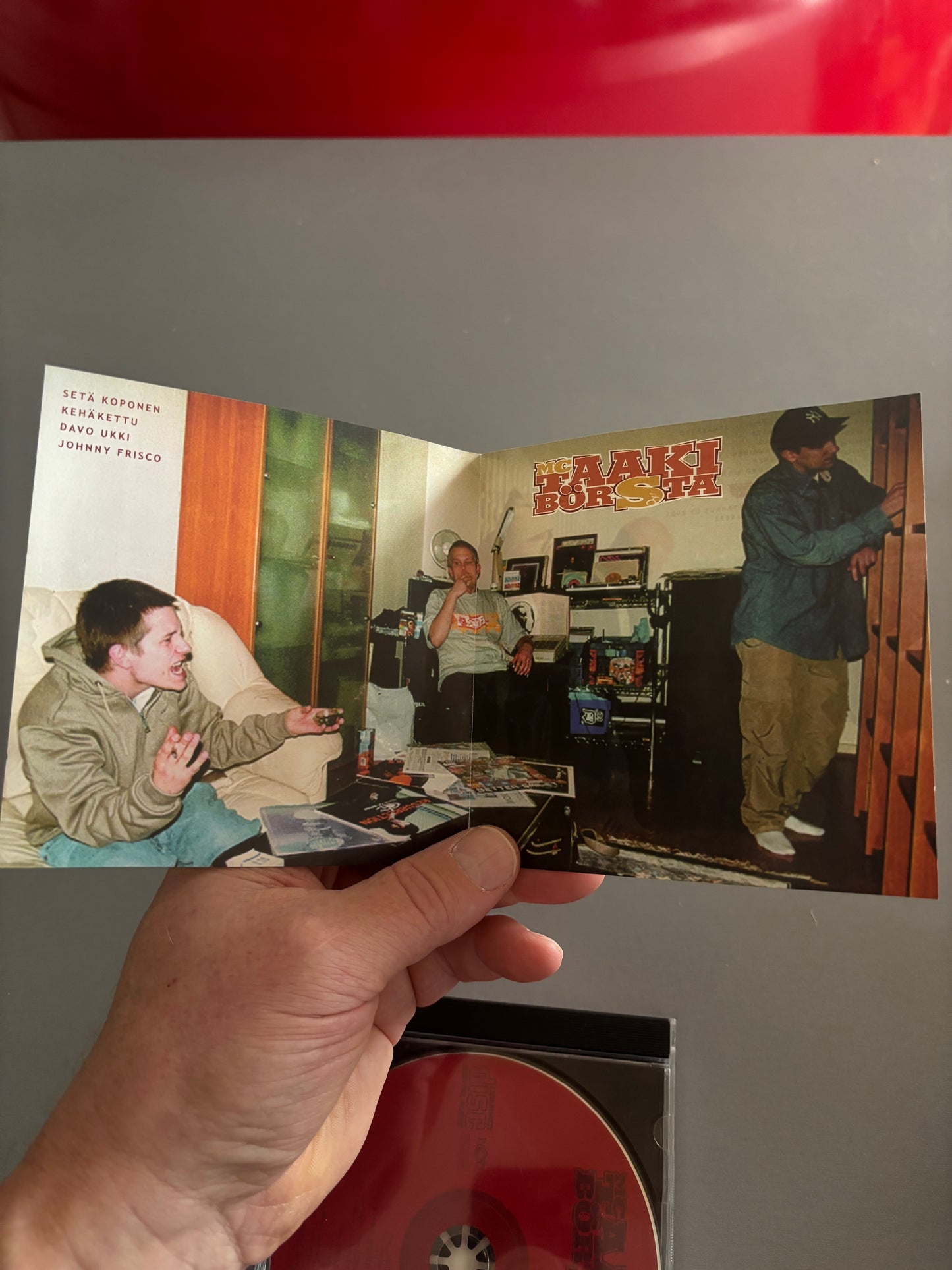 MC Taakibörsta: PA 2001, CD Maxi-Single, 1st pressing, Only CD pressing, Megamania, Finland 2001