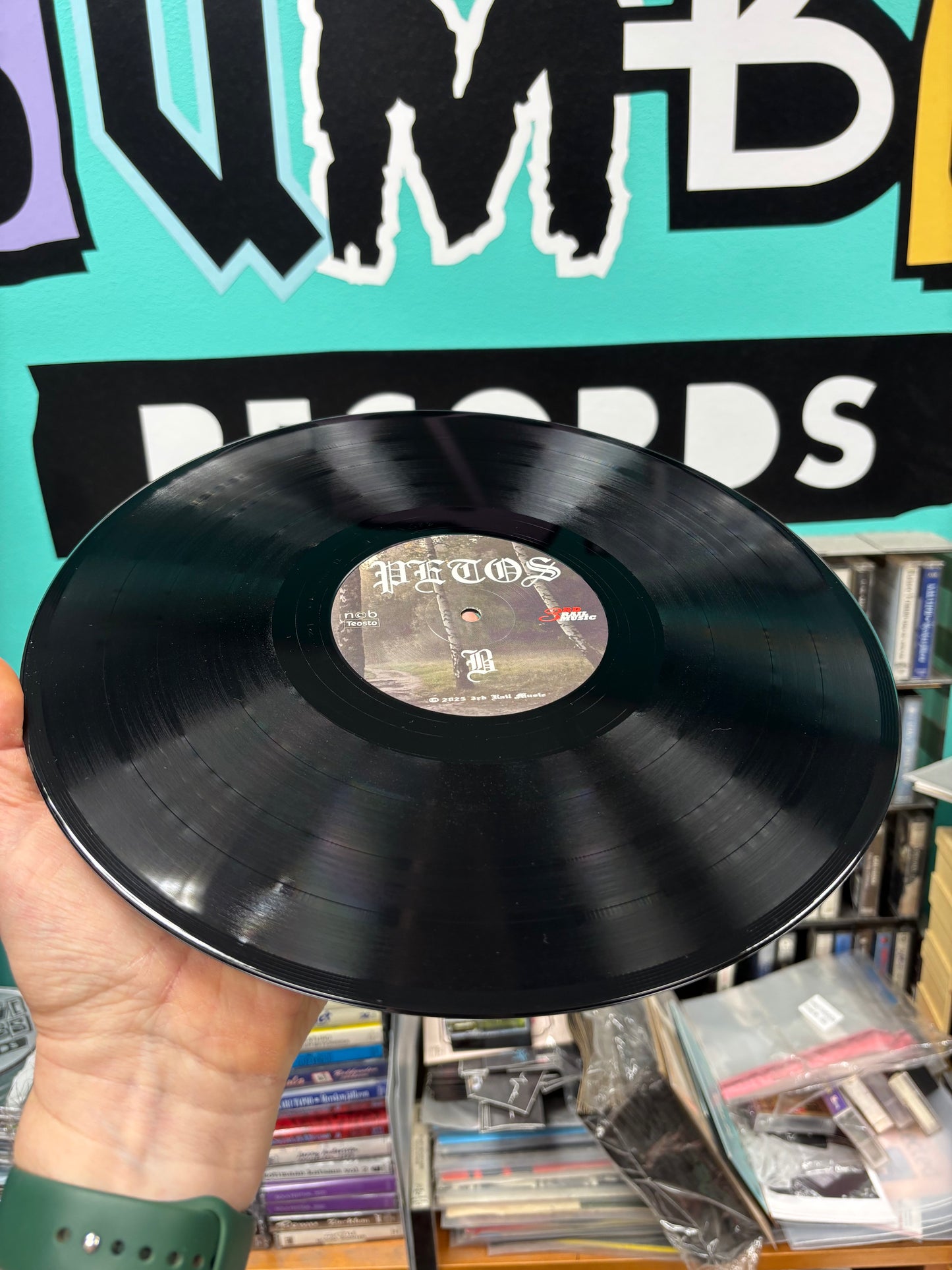 Petos: Petos, LP, 1st pressing, Black vinyl, 3rd Rail Music, Finland 2025