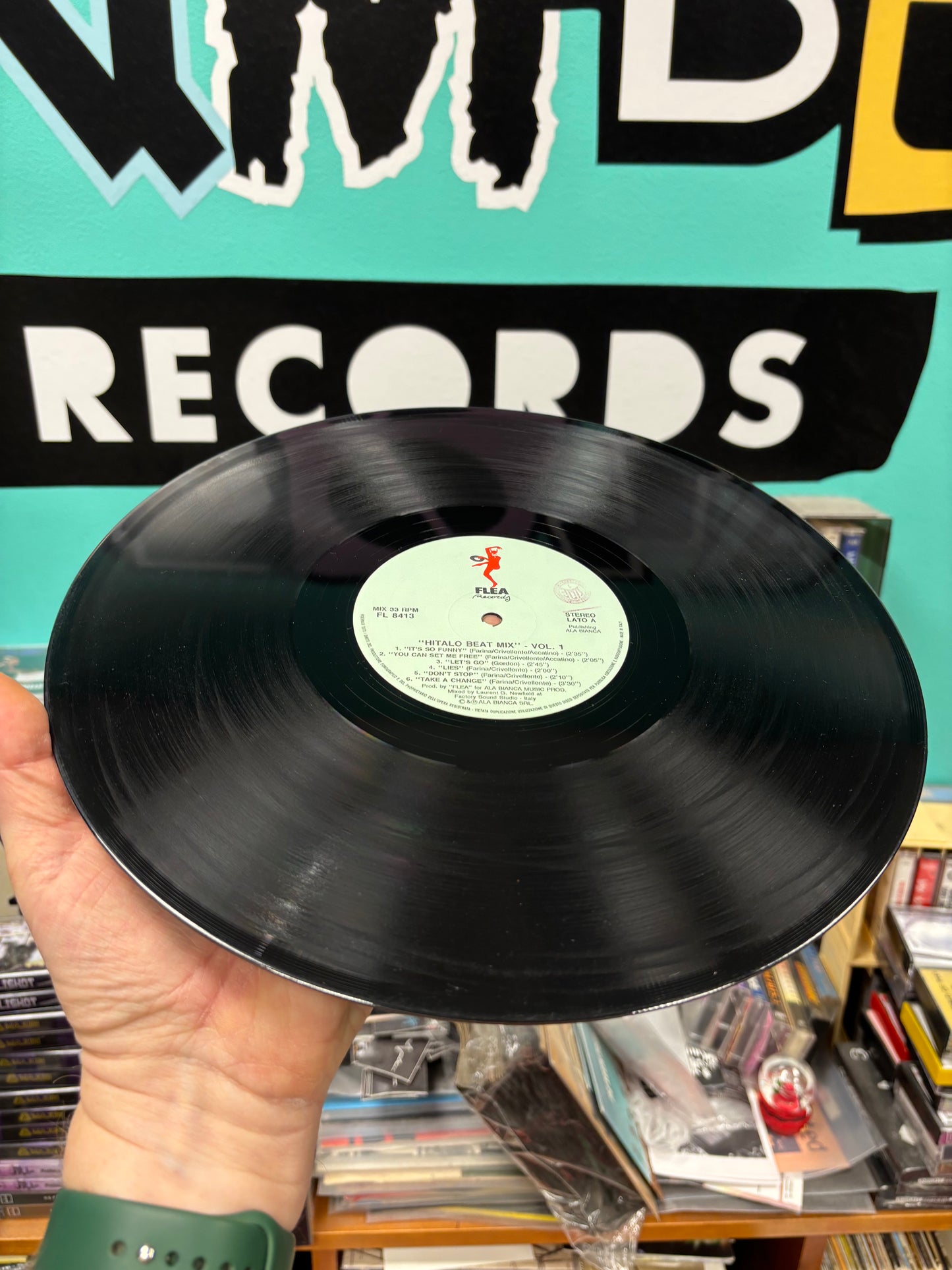 Hitalo Beat Mix Volume 1, 12inch, Only vinyl pressing, Compilation, Mixed, Flea Records, Italy 1989