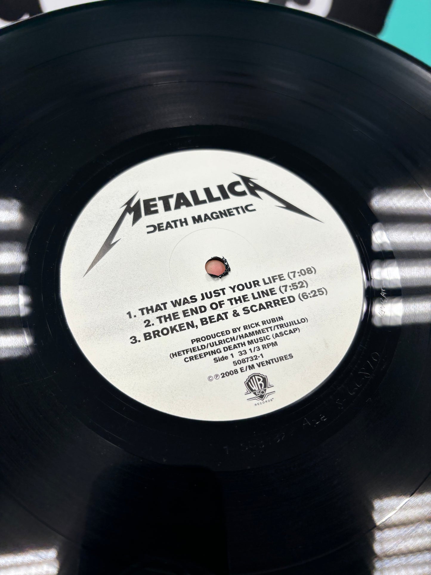 HULLU VARASTOALE -20%‼️‼️‼️Metallica: Death Magnetic, 2LP, gatefold, 1st pressing, Warner Bros. Records, US 2008