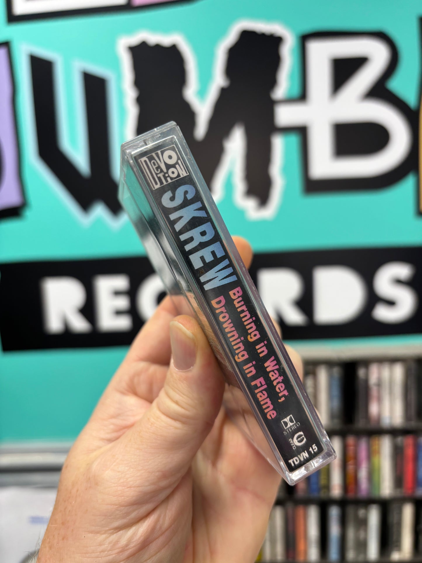 Skrew: Burning in Water, Drowning in Flame, cassette, Devotion, UK 1992